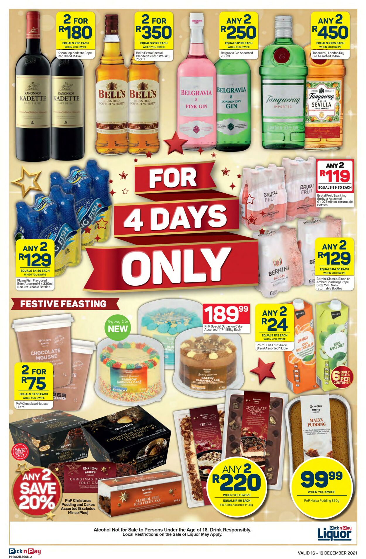 Special Pick n Pay 16.12.2021 - 19.12.2021