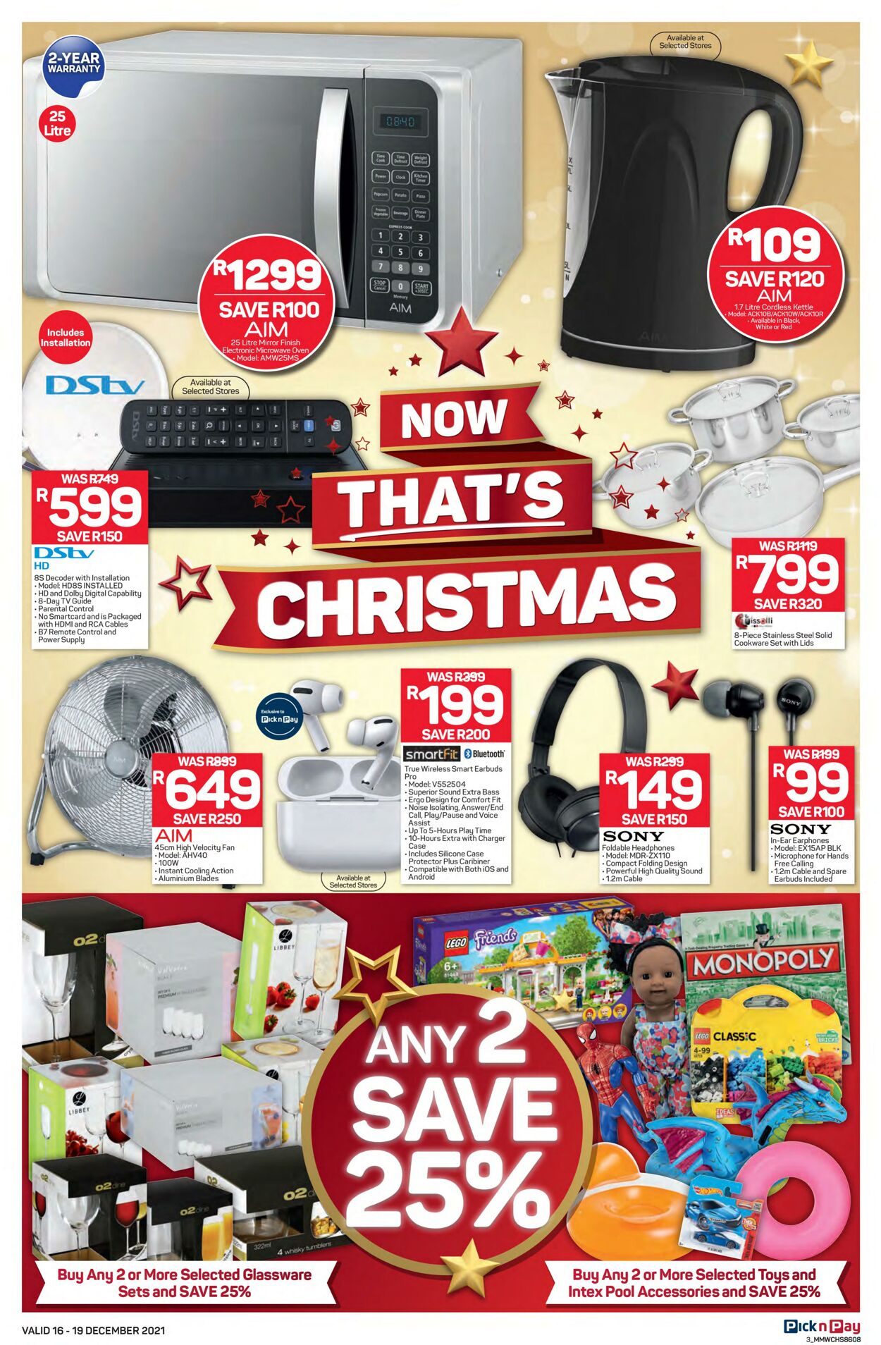 Special Pick n Pay 16.12.2021 - 19.12.2021