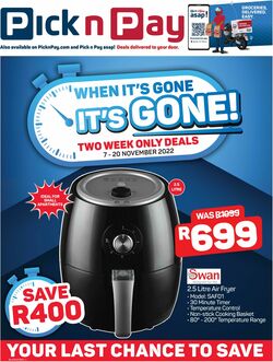 Special Pick n Pay 07.11.2022 - 20.11.2022