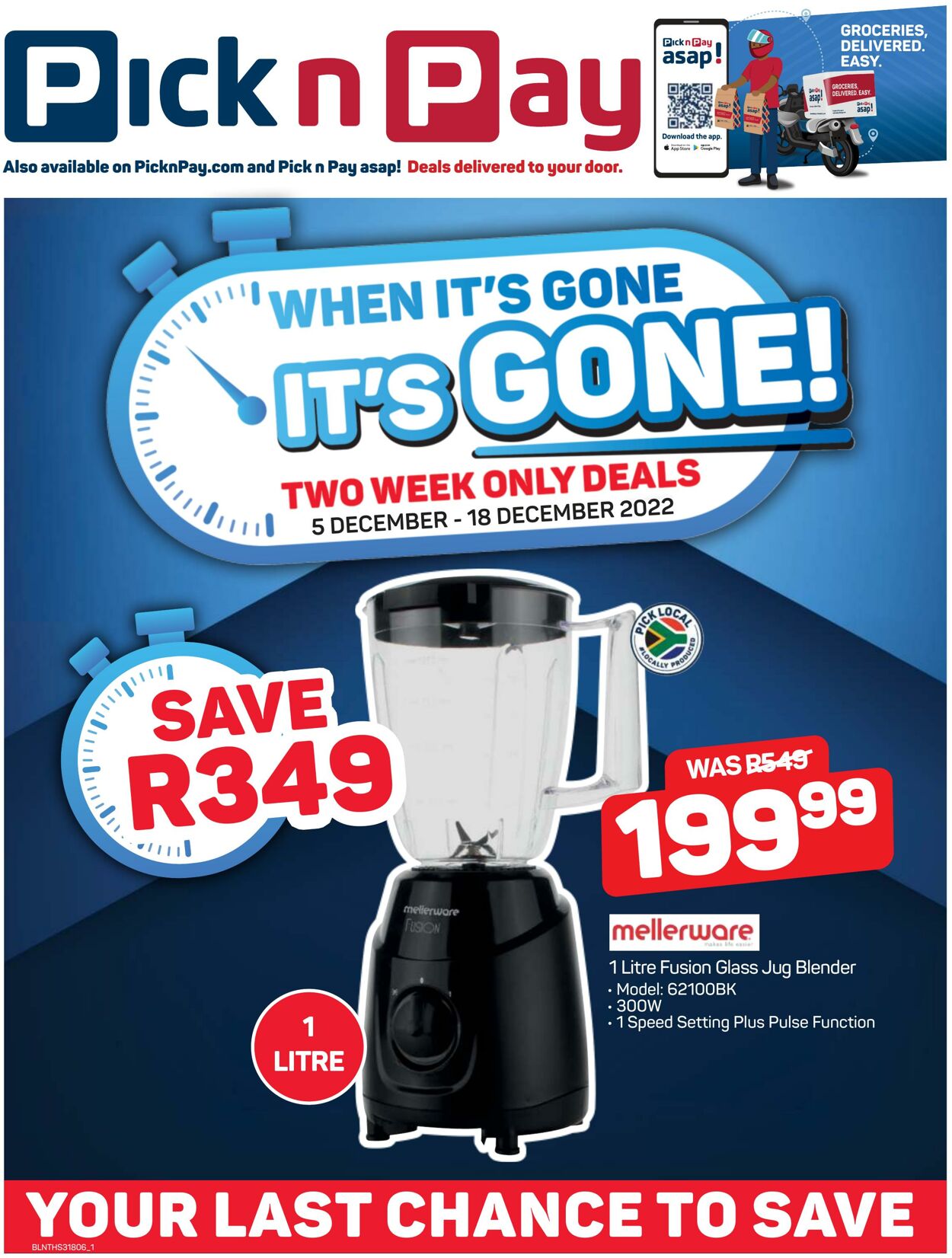 Special Pick n Pay 05.12.2022 - 18.12.2022