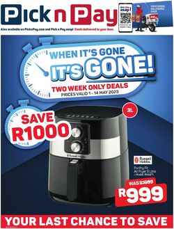 Special Pick n Pay 01.05.2023 - 14.05.2023