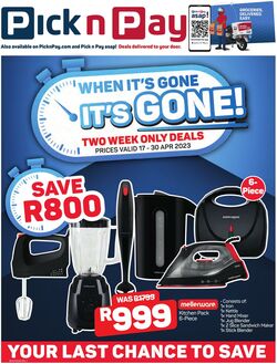 Special Pick n Pay 17.04.2023 - 30.04.2023