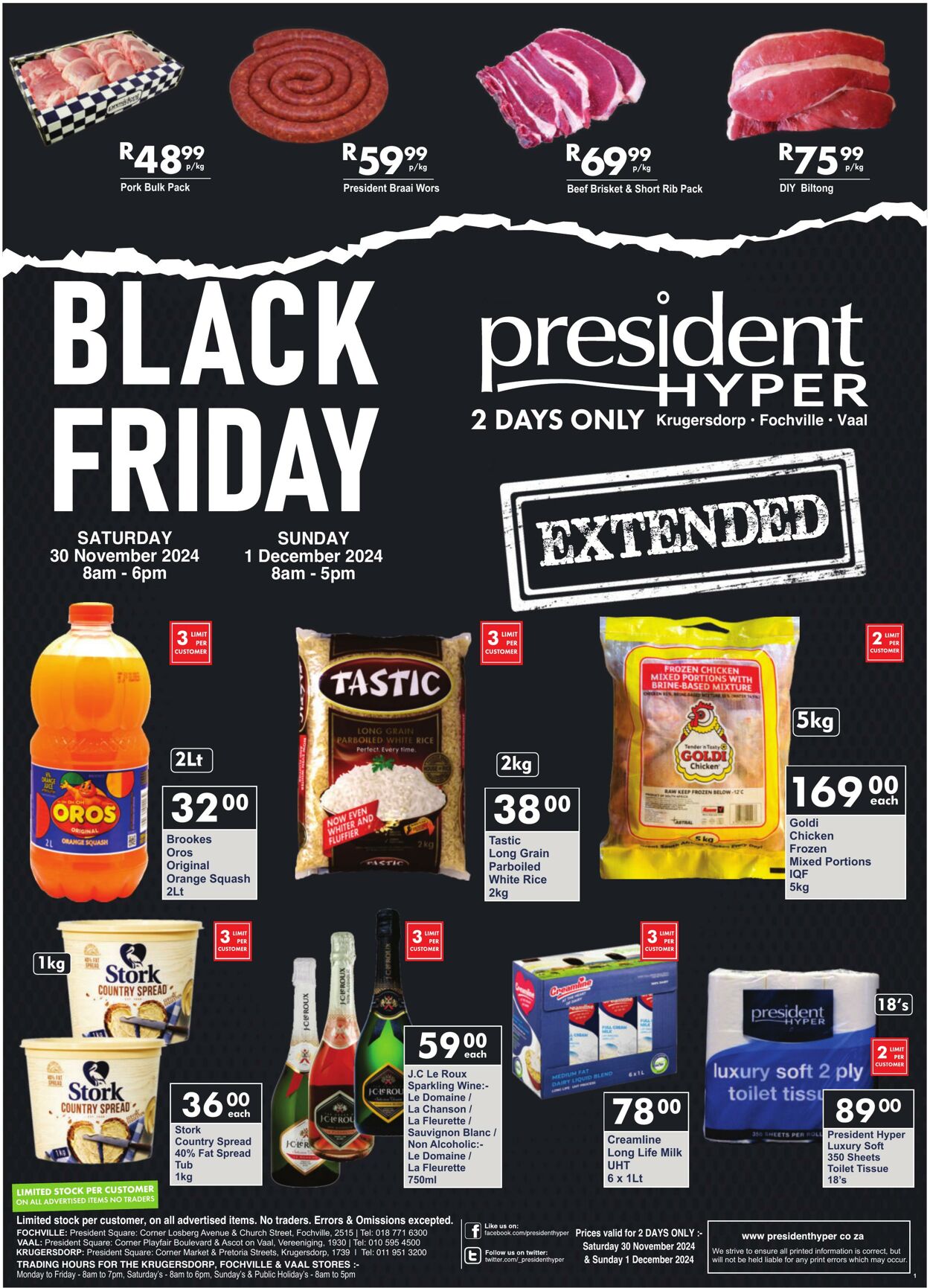 President Hyper Promotional specials