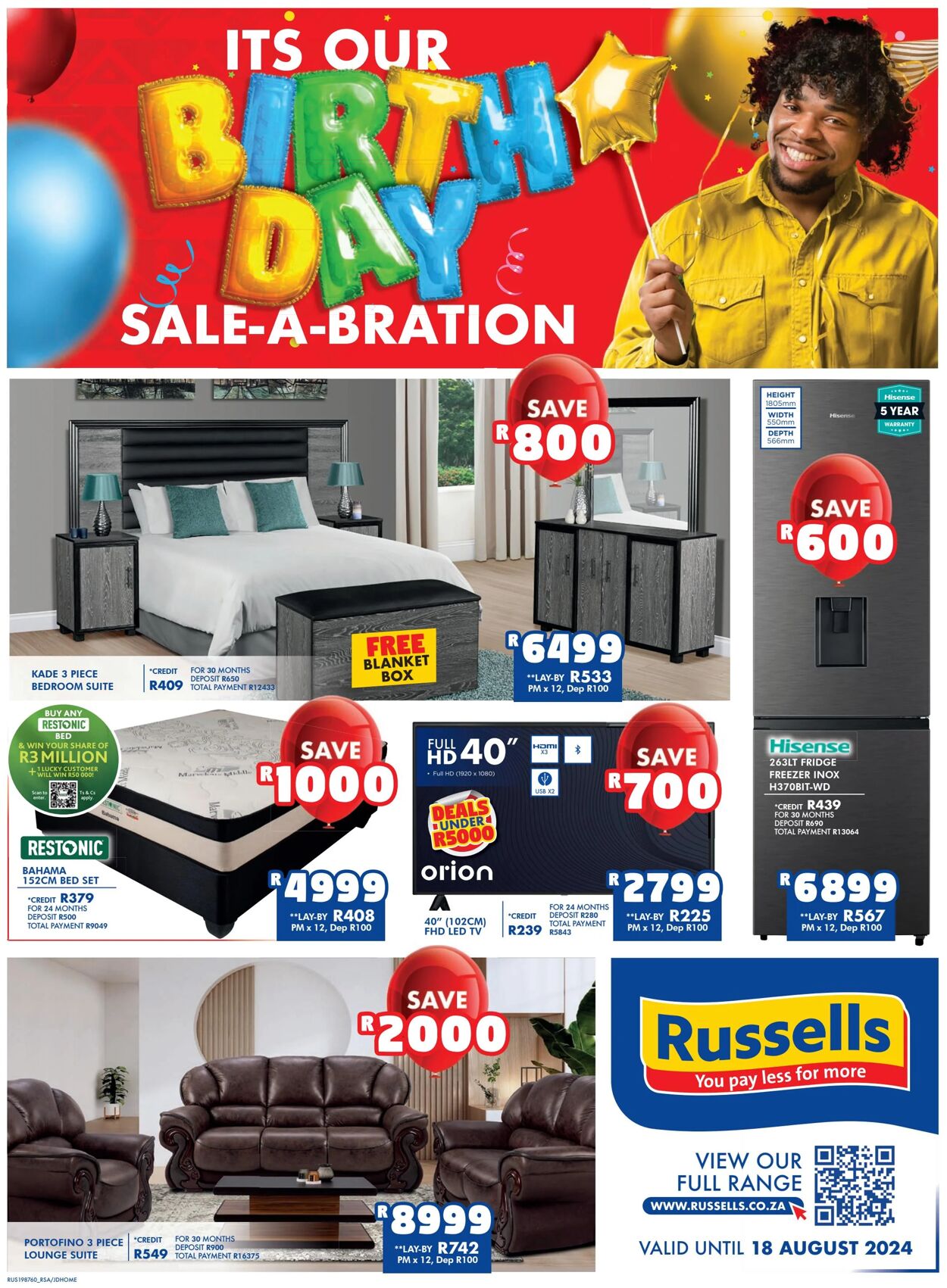 Russells Promotional specials