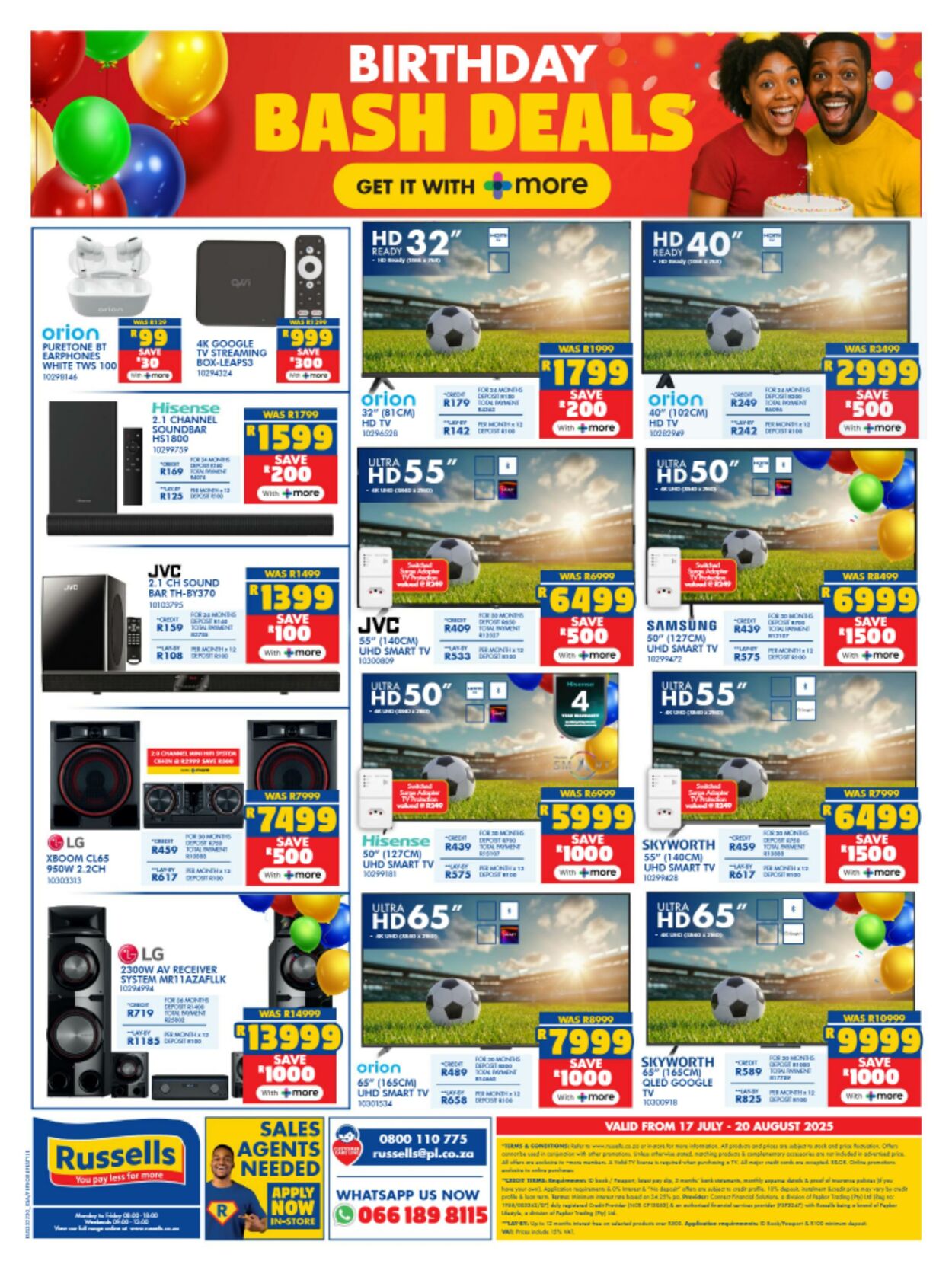 Special Russells 17.07.2025 - 20.08.2025