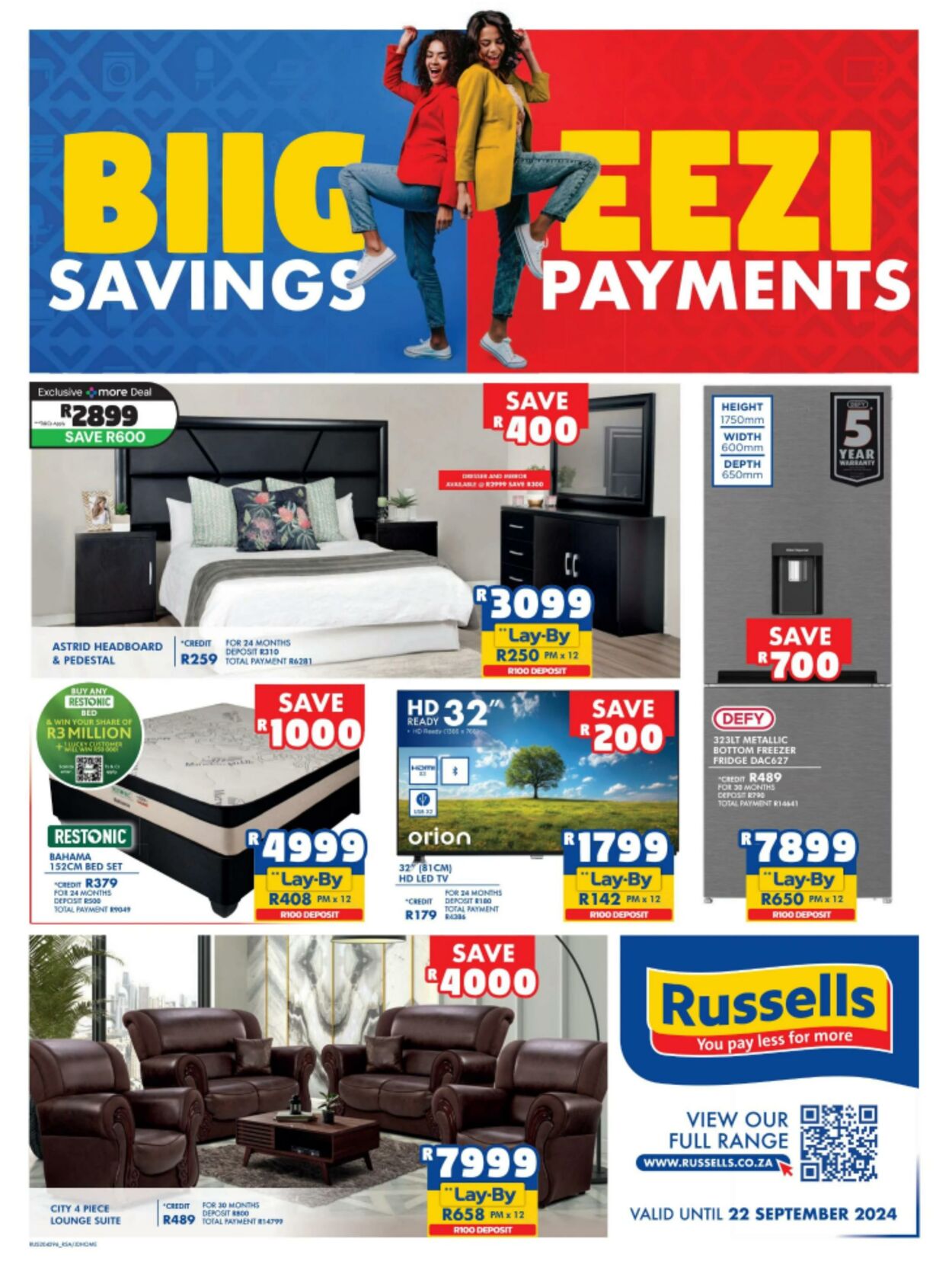 Russells Promotional specials