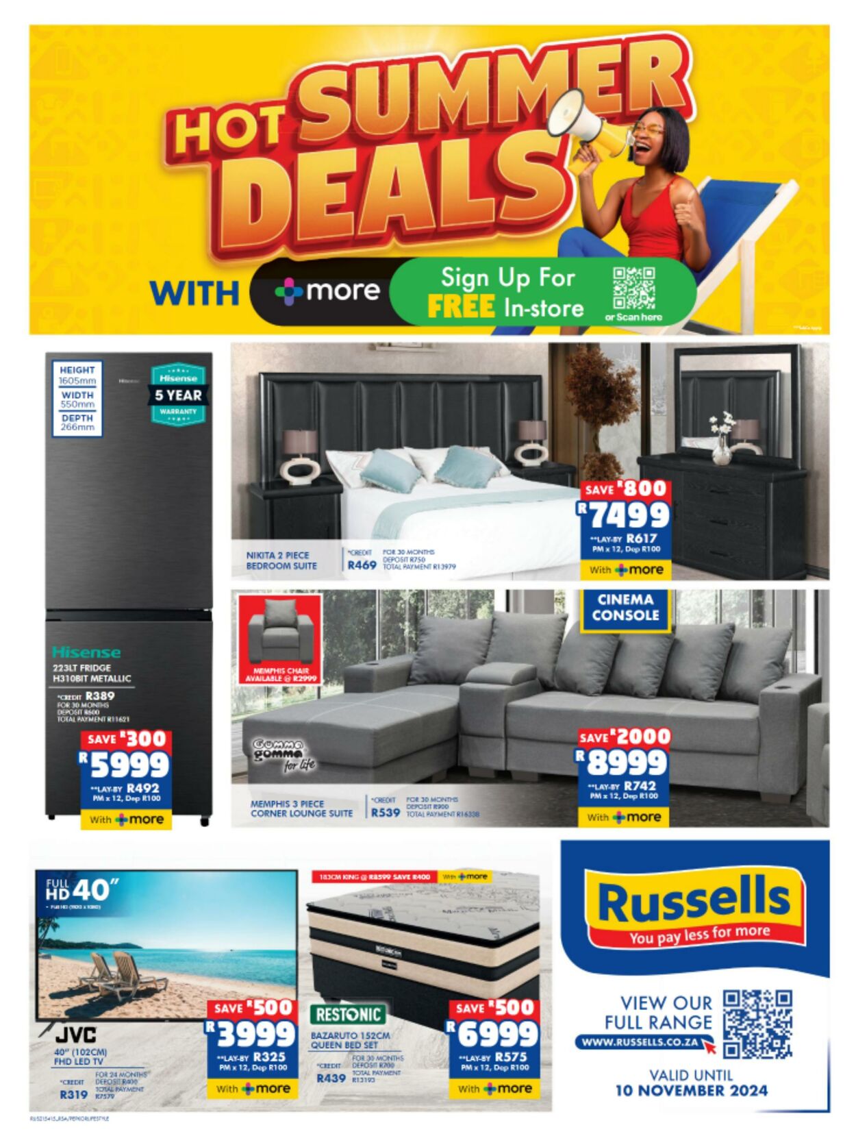 Russells Promotional specials