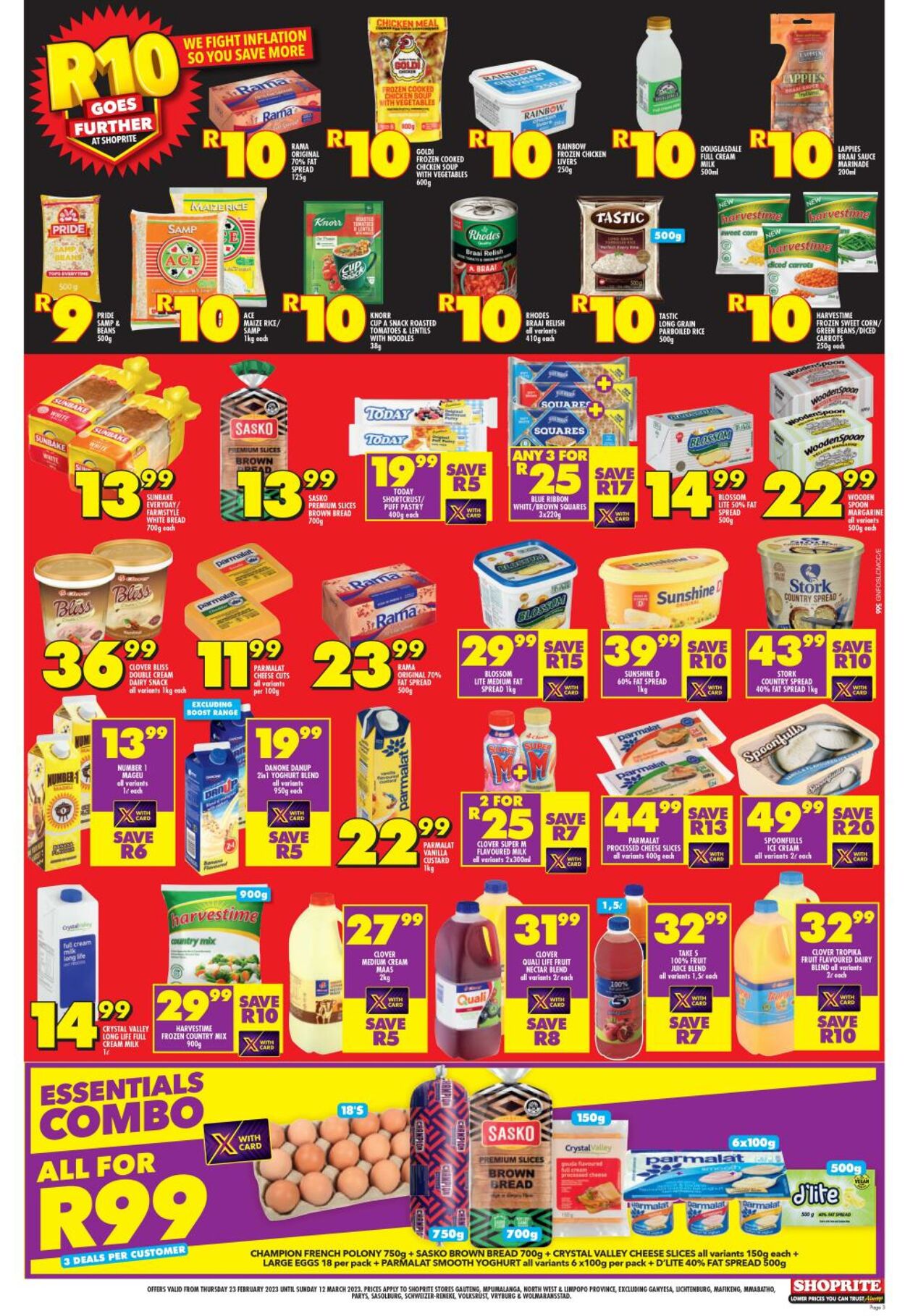 Shoprite Promotional Leaflet - Valid from 23.02 to 12.03 - Page nb 3 ...