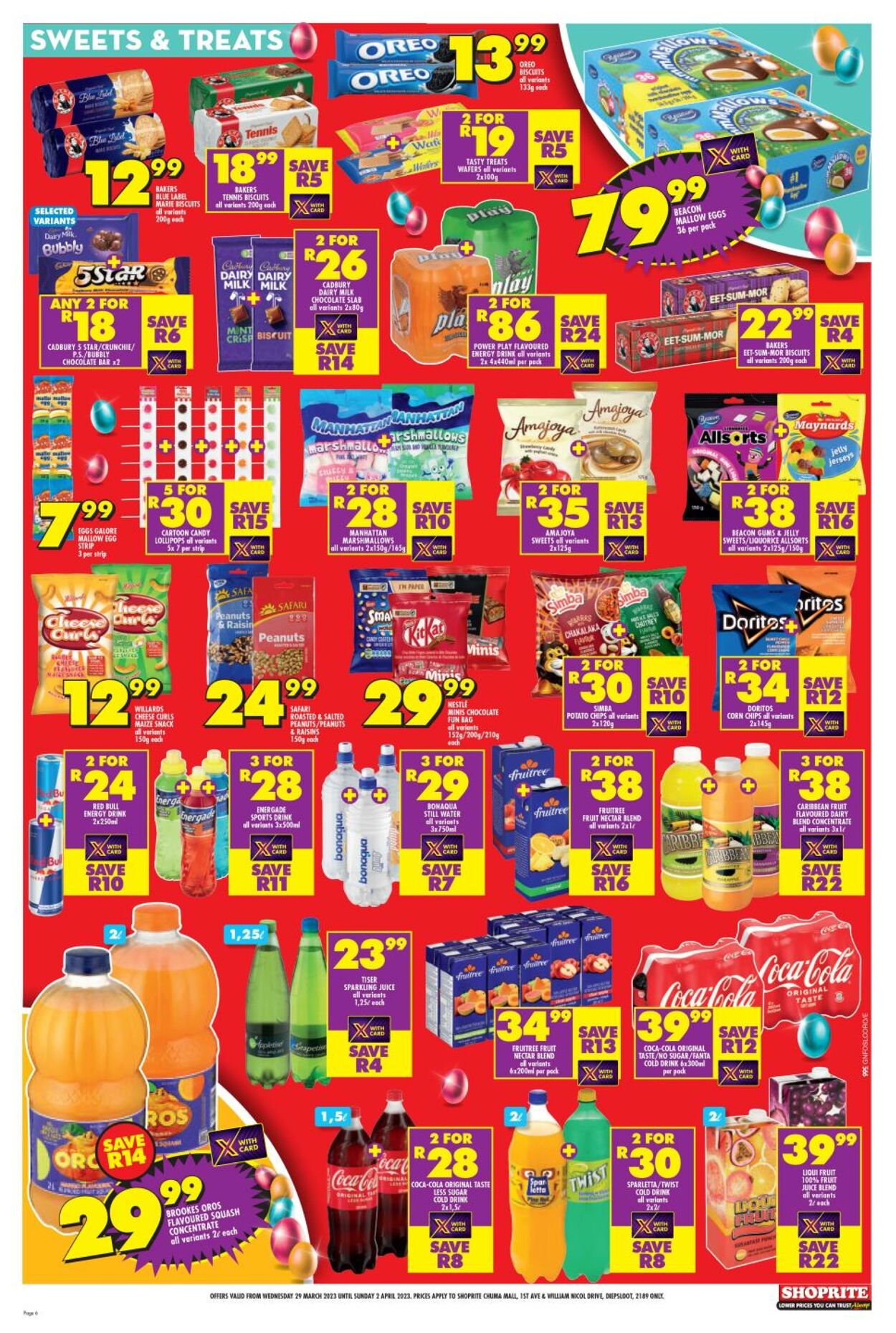 Shoprite Promotional Leaflet Easter Valid from 29.03 to 02.04