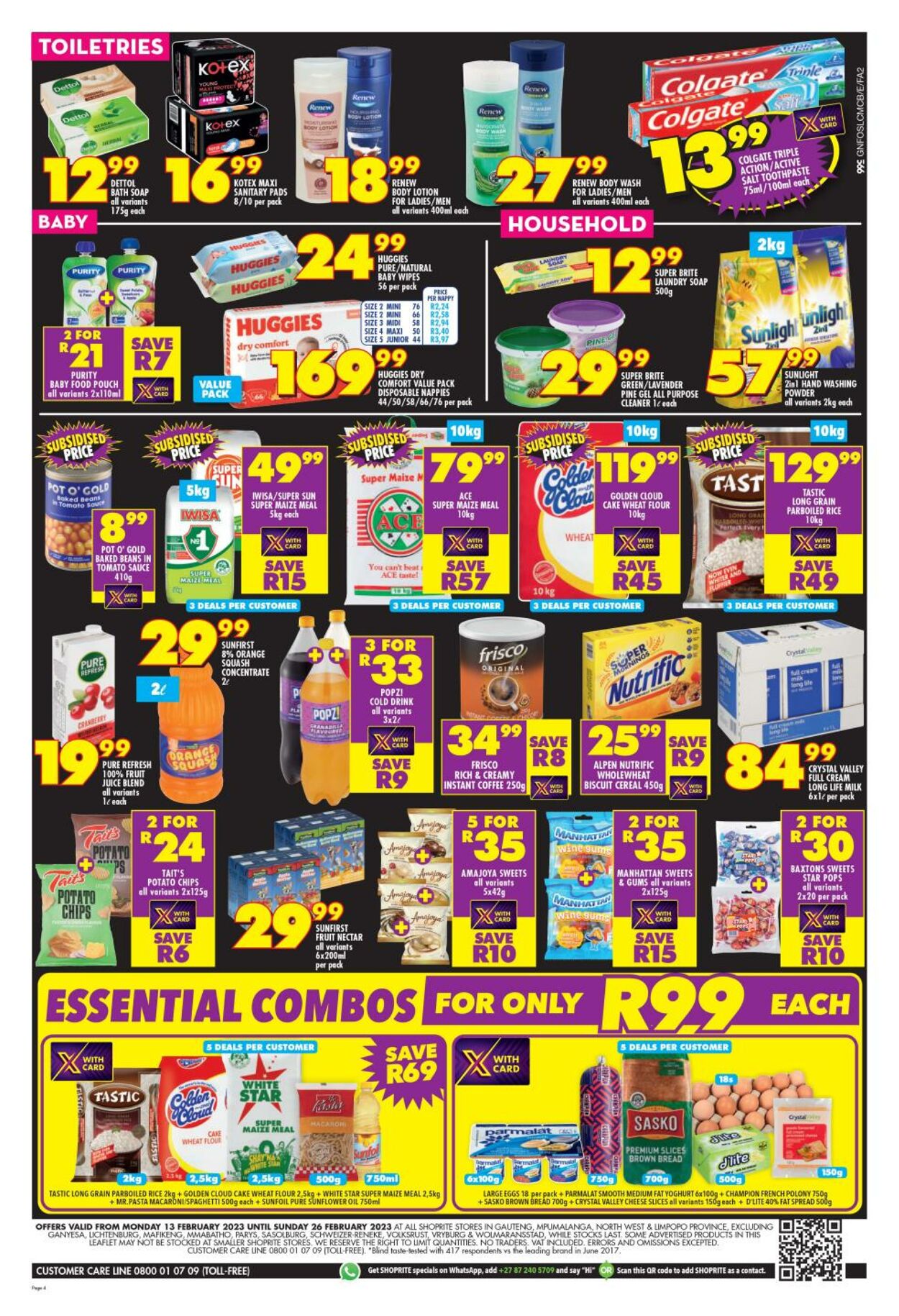 Shoprite Promotional Leaflet - Valid from 13.02 to 26.02 - Page nb 4 ...