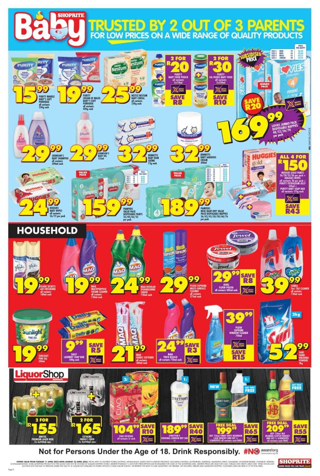 Shoprite Promotional Leaflet - Valid from 11.04 to 23.04 - Page nb 8 ...