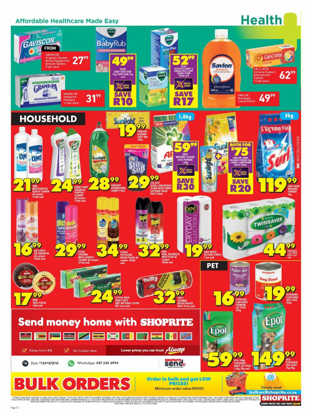 Special Shoprite 24.04.2023 - 07.05.2023