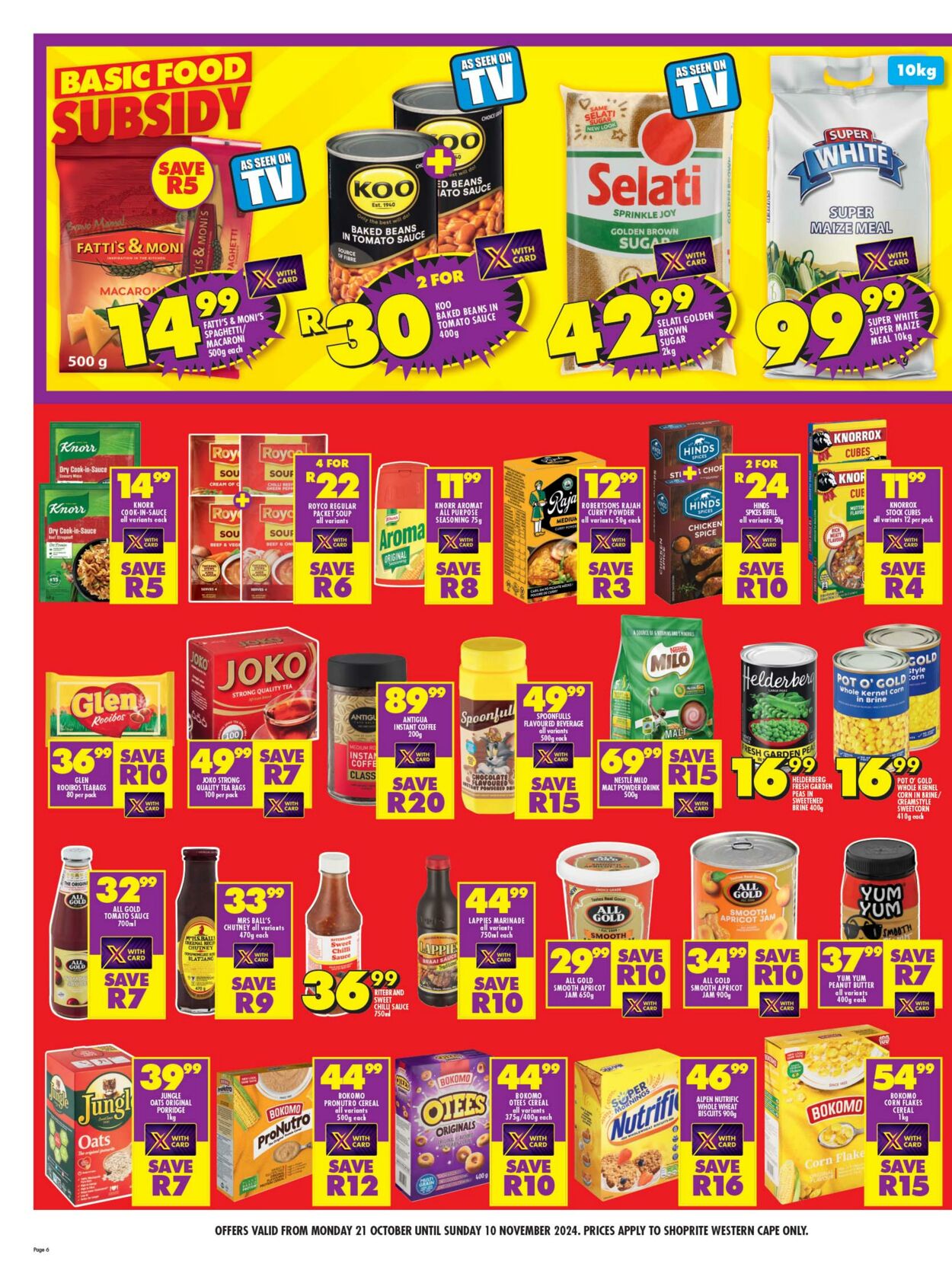 Special Shoprite 21.10.2024 - 10.11.2024