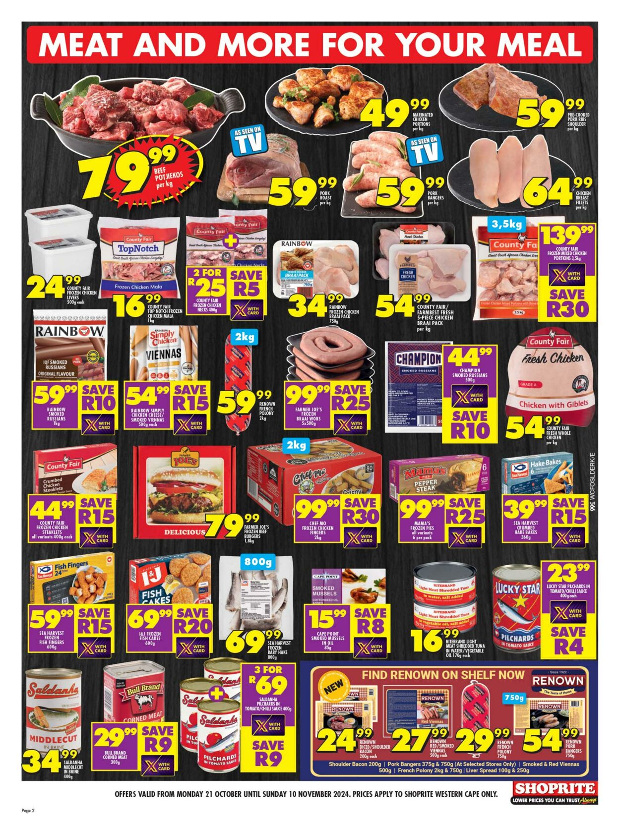 Special Shoprite 21.10.2024 - 10.11.2024