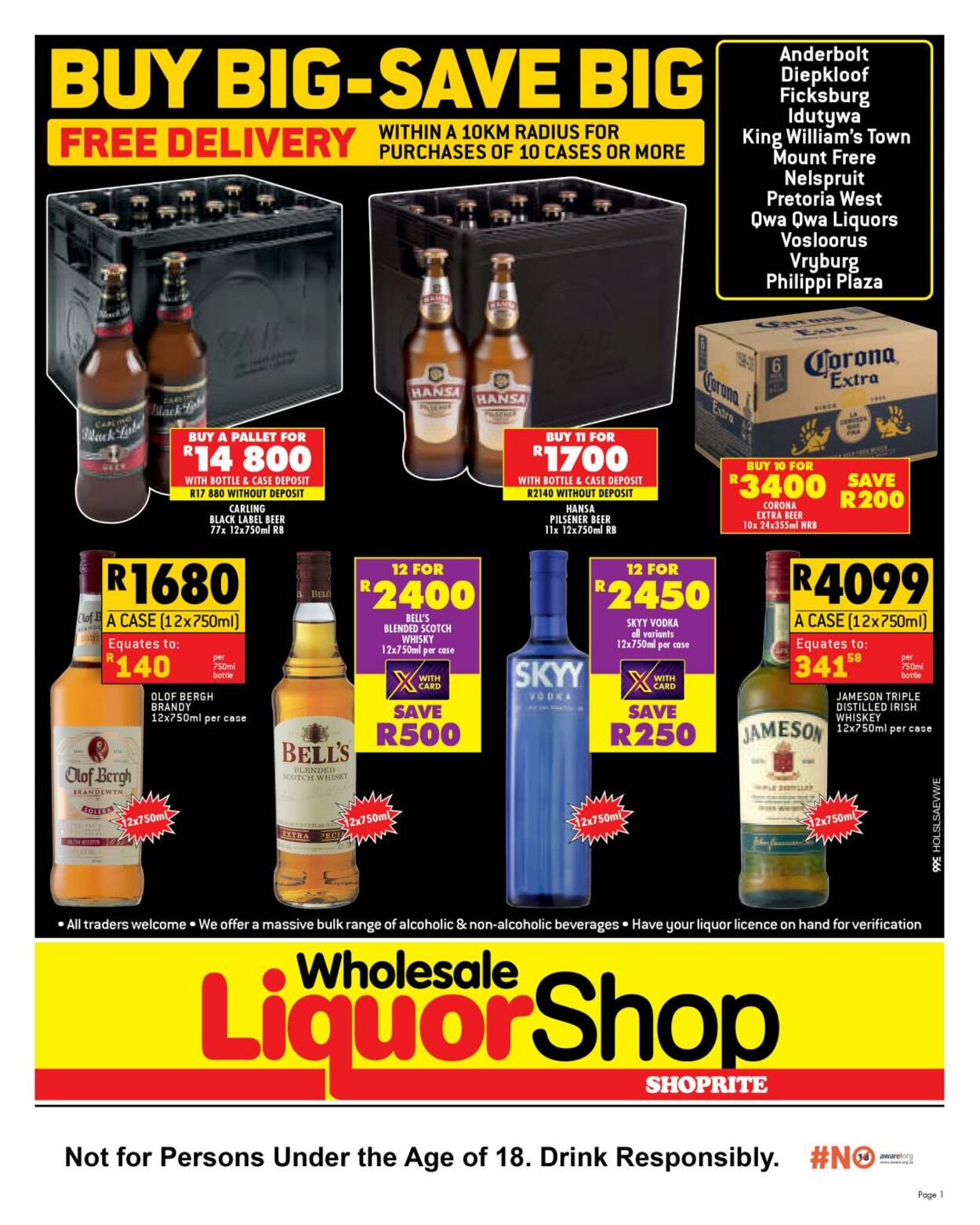 Shoprite Promotional Leaflet - Valid from 24.04 to 07.05 - Page nb 1 ...