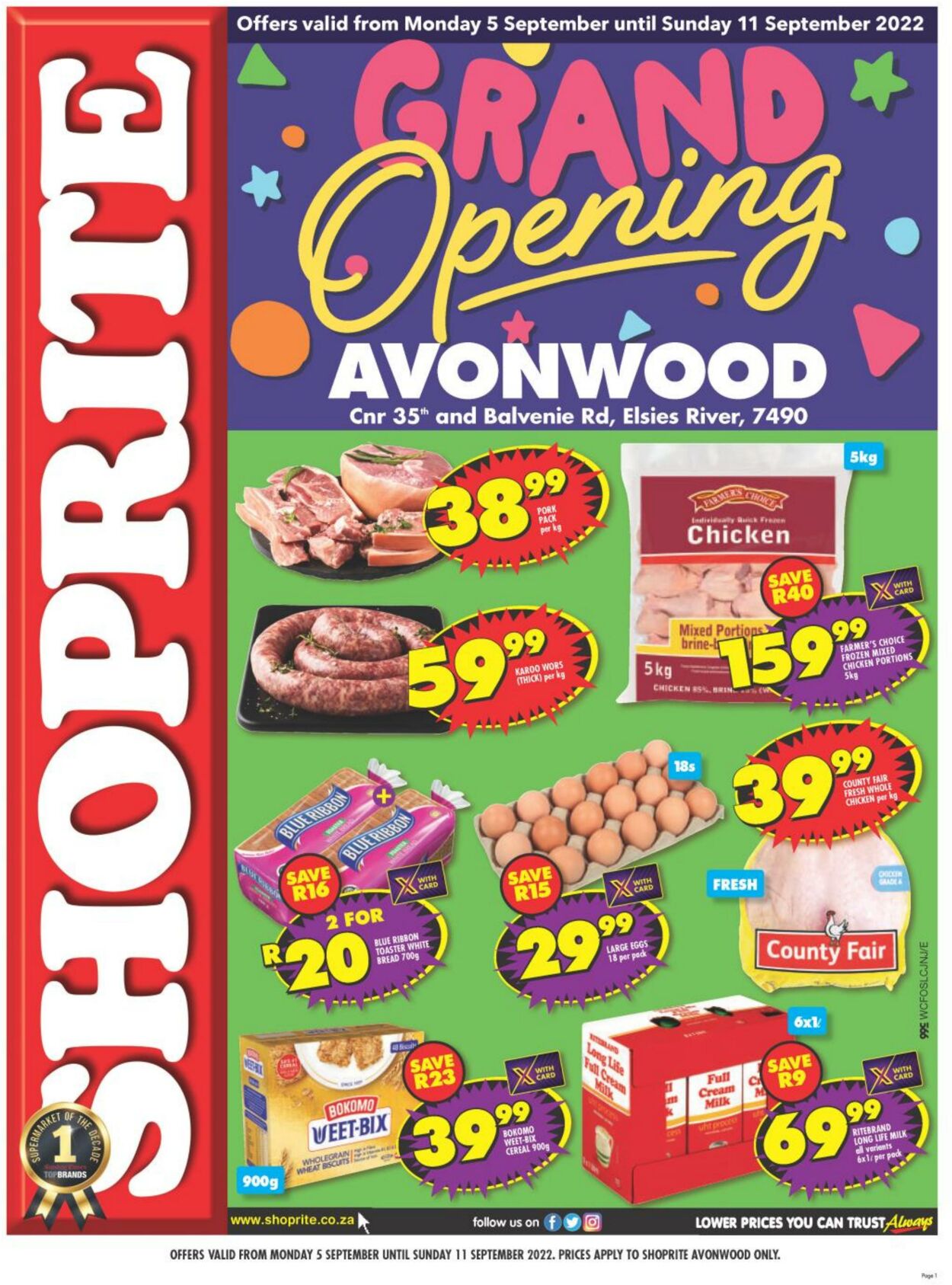 Special Shoprite 05.09.2022 - 11.09.2022