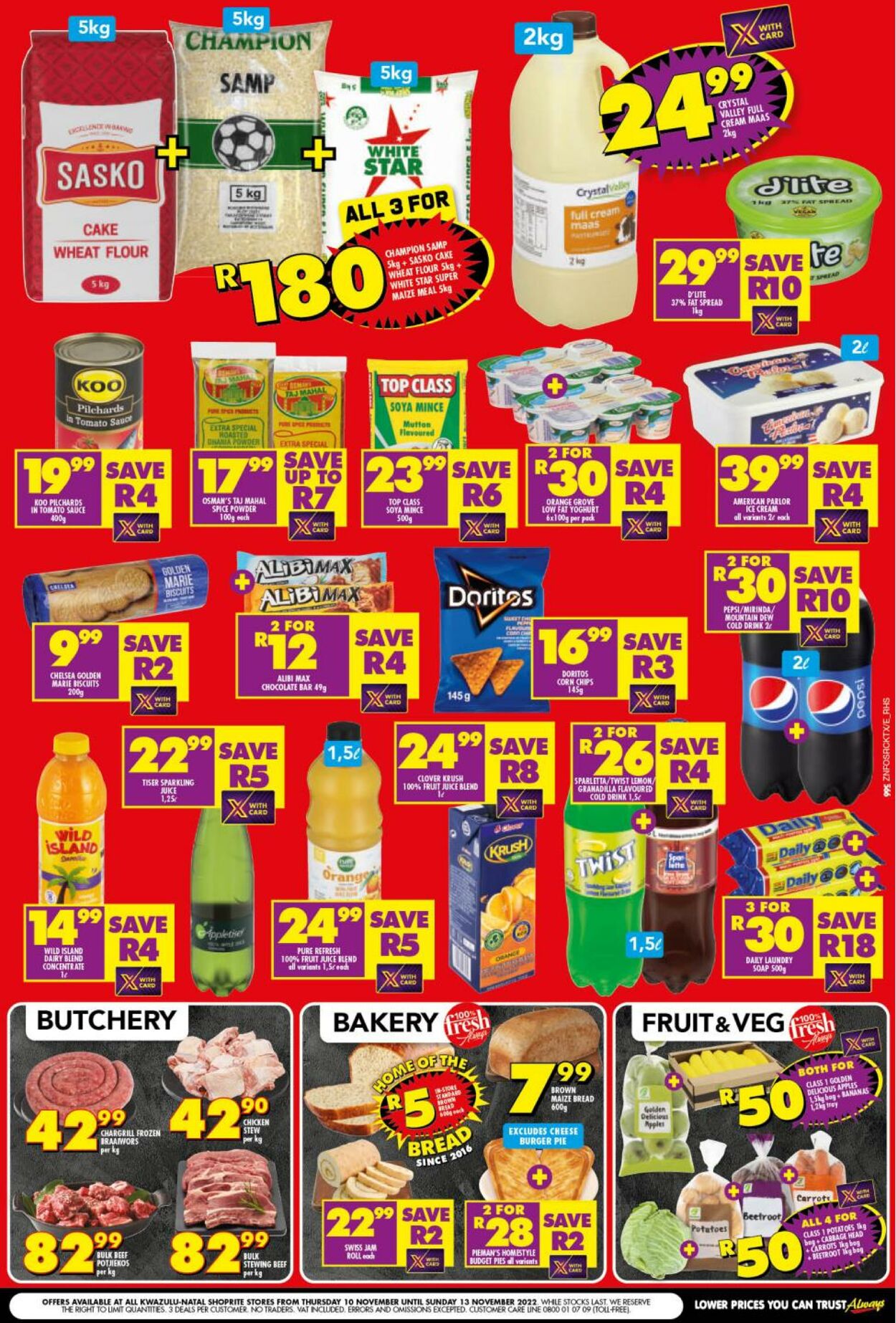 Shoprite Promotional Leaflet - Valid From 10.11 To 13.11 - Page Nb 2 ...