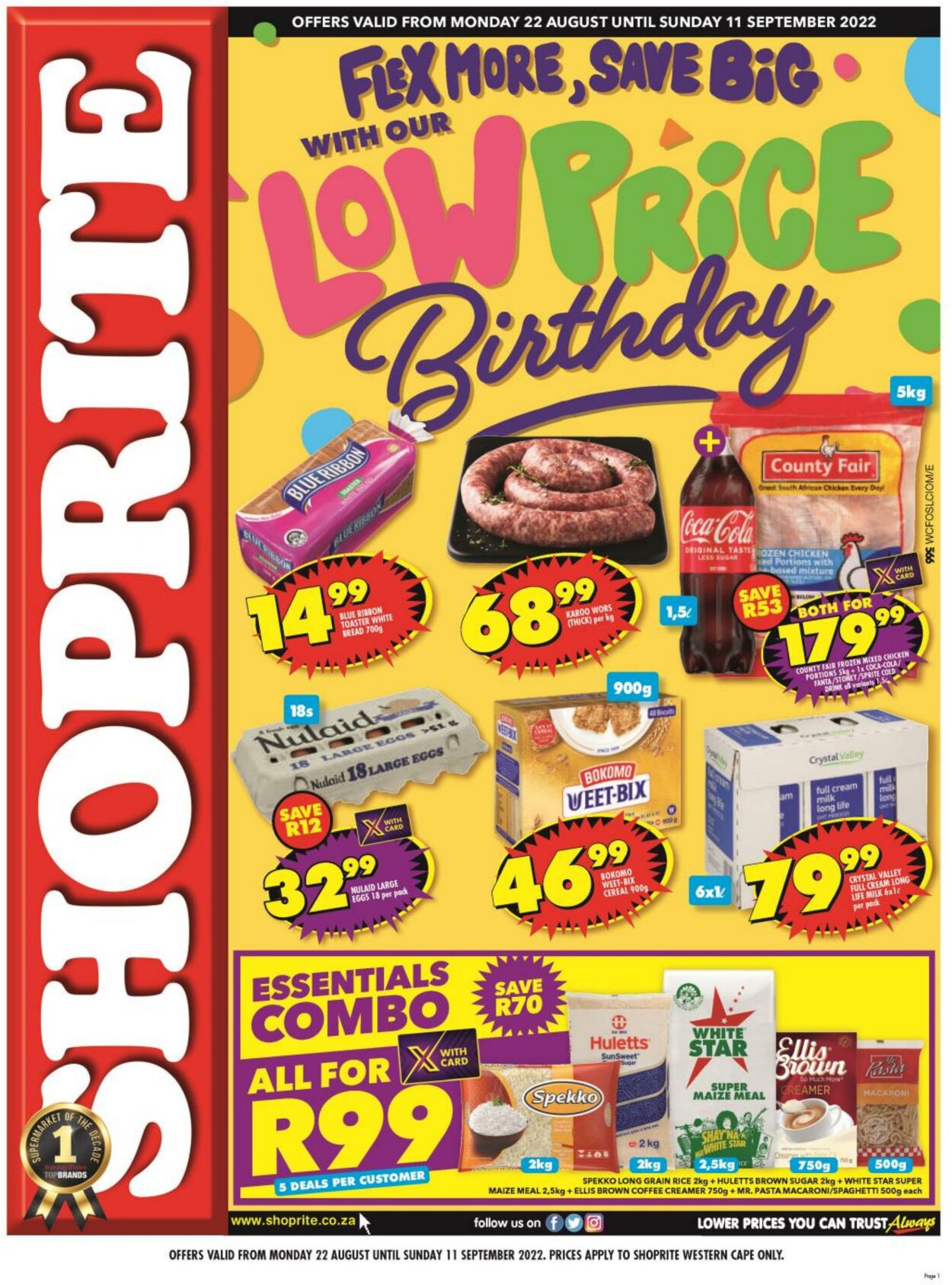 Special Shoprite 22.08.2022 - 11.09.2022