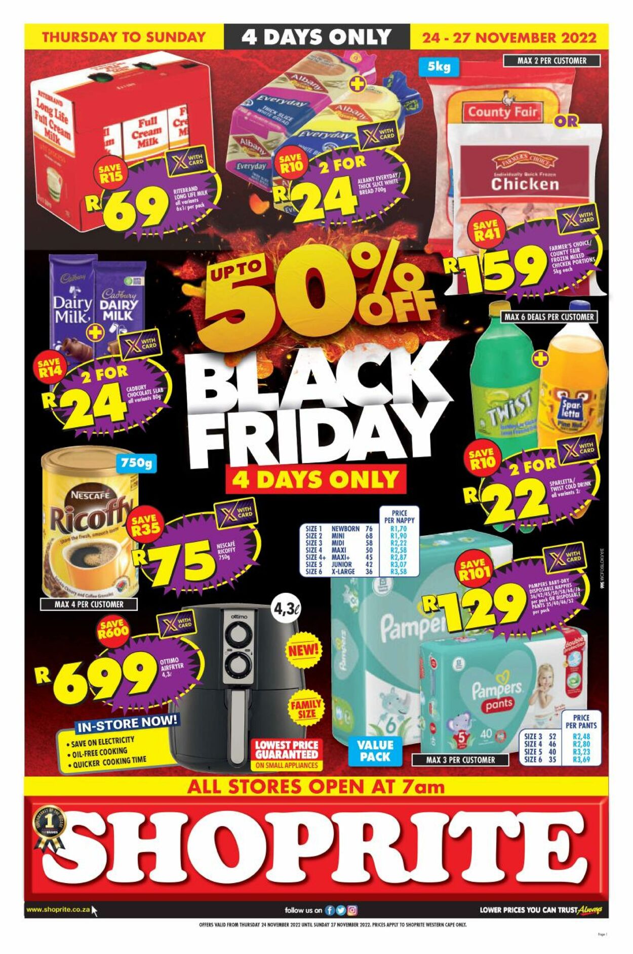 Shoprite Promotional Leaflet Black Friday 2023 Valid from 24.11 to