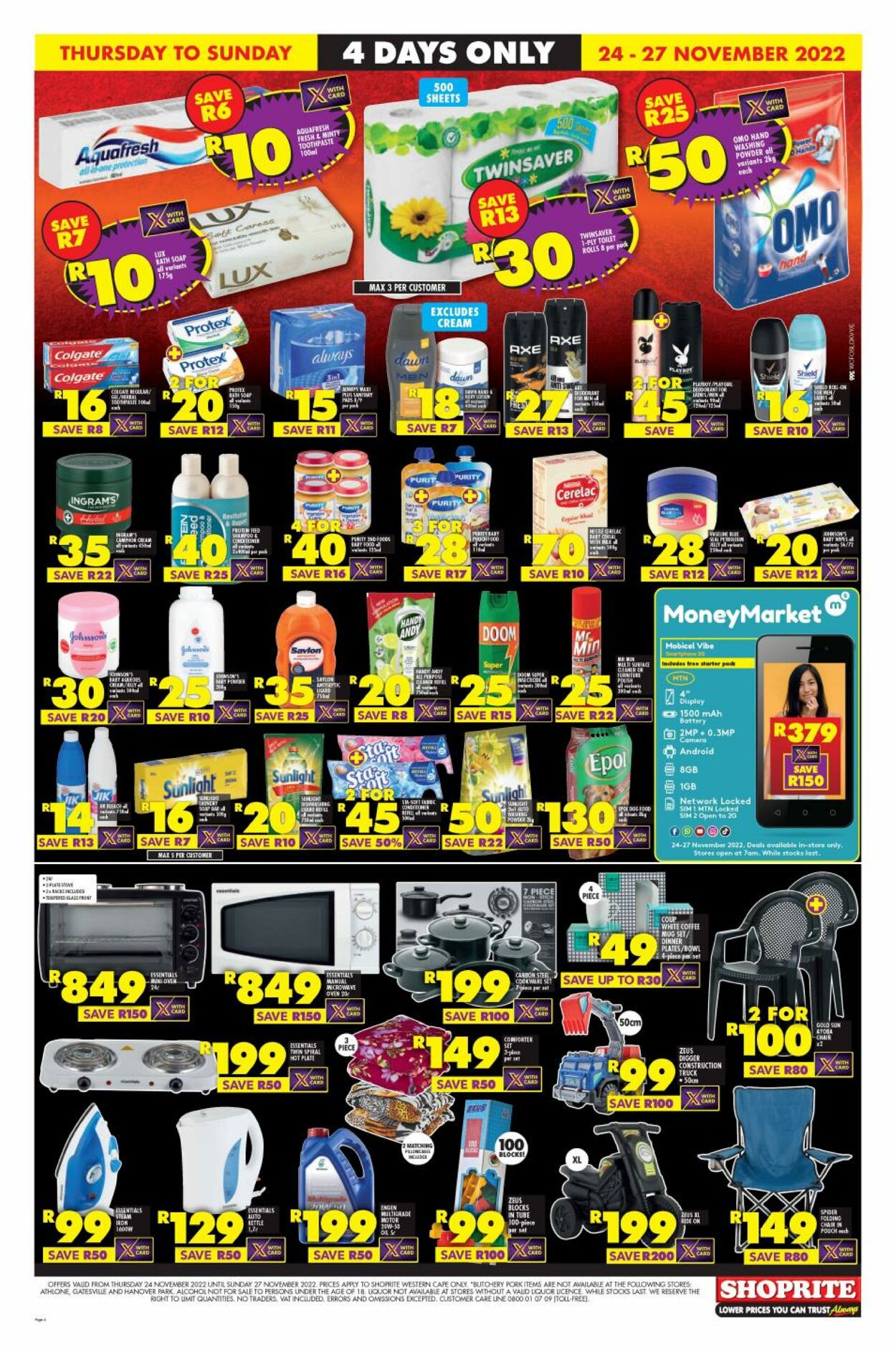 Shoprite Promotional Leaflet Black Friday 2023 Valid from 24.11 to 27.11 Page nb 3 za