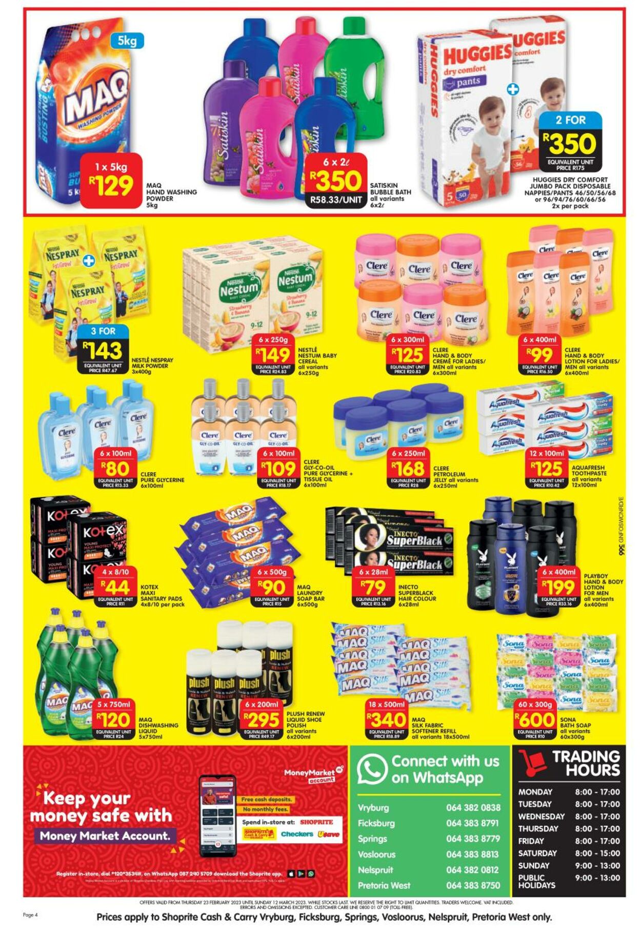 Shoprite Promotional Leaflet - Valid from 23.02 to 12.03 - Page nb 3 ...