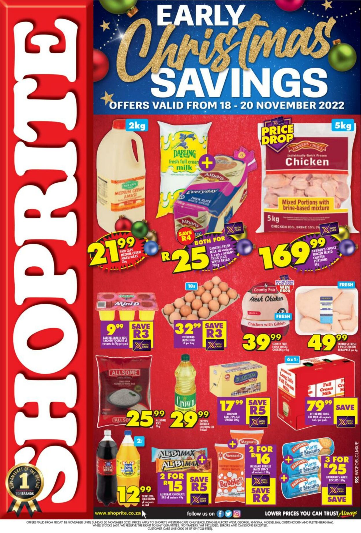Shoprite Promotional Leaflet Valid from 18.11 to 20.11 Page nb 1