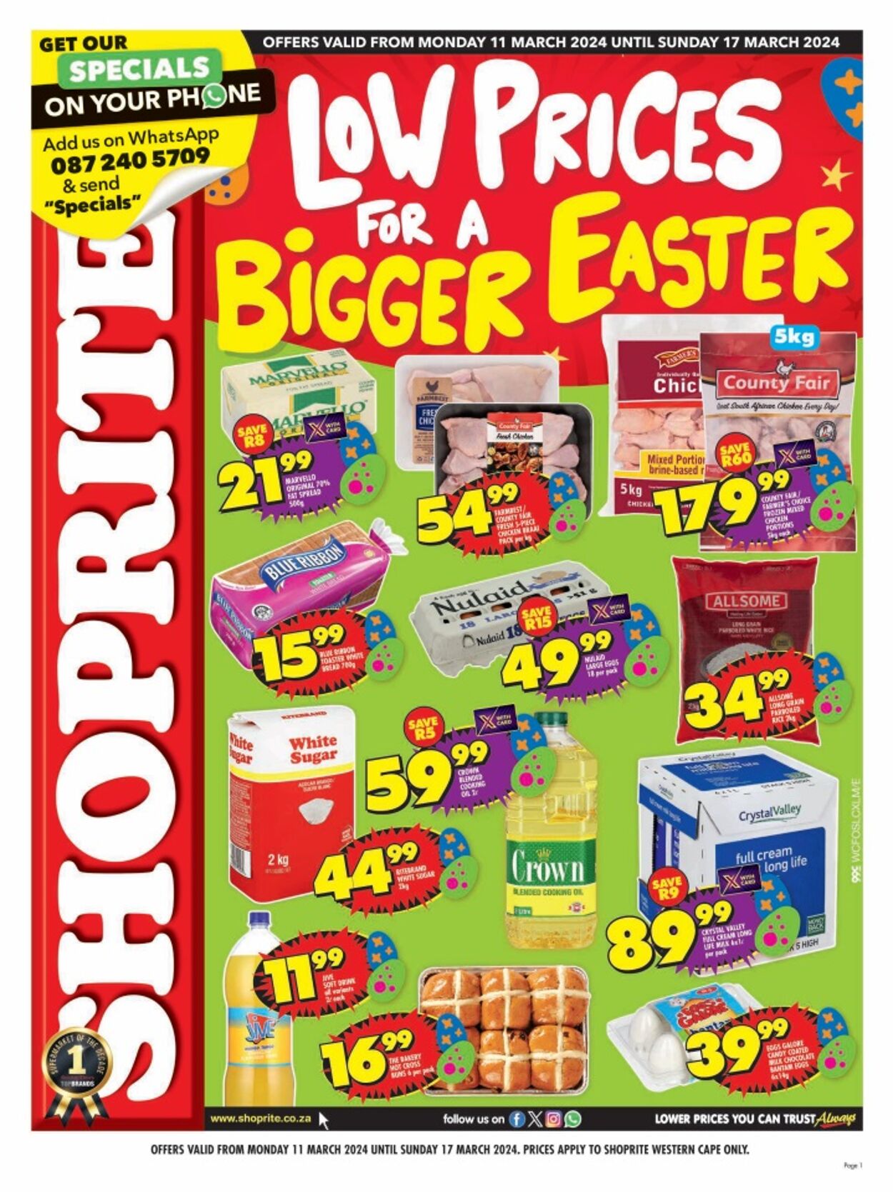 Shoprite Promotional Leaflet - Gauteng - Valid from 11.03 to 17.03 ...