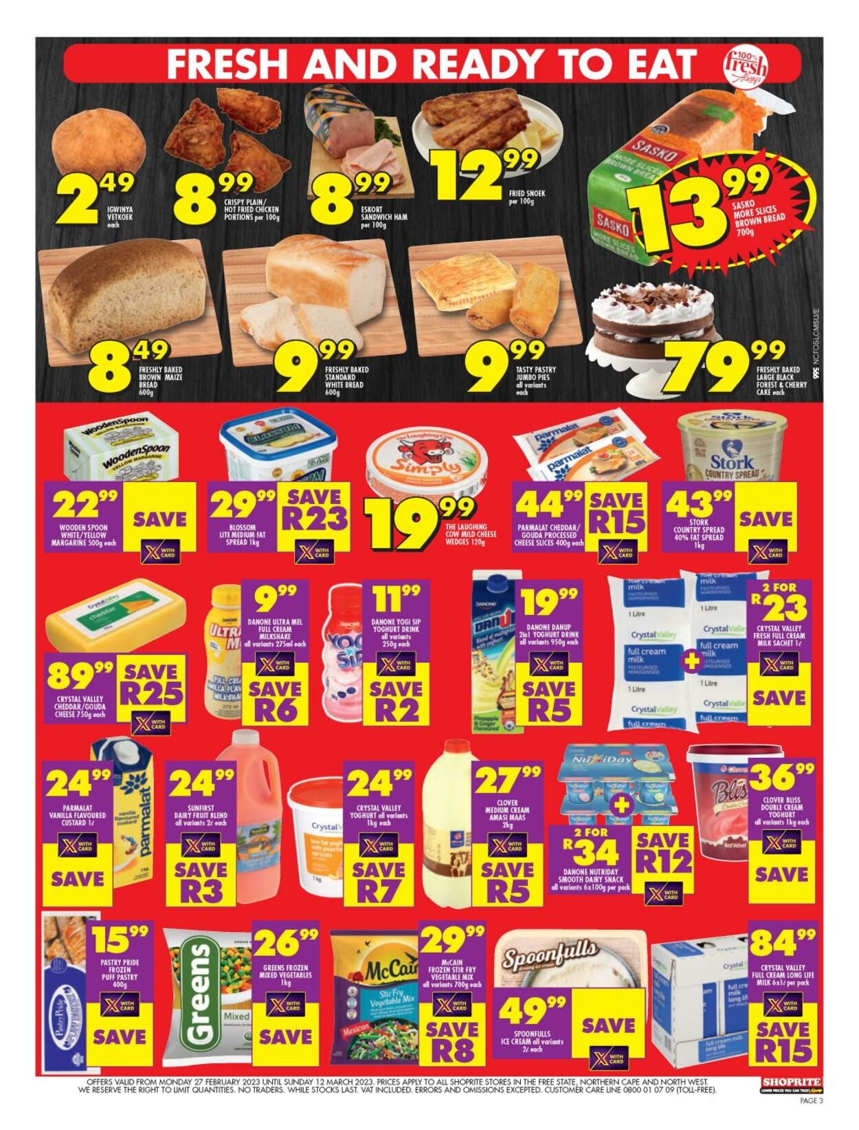 Shoprite Promotional Leaflet - Valid from 27.02 to 12.03 - Page nb 3 ...