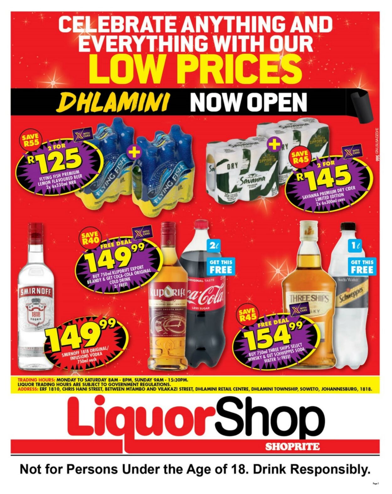 Shoprite Promotional Leaflet - Valid from 18.08 to 04.09 - Page nb 1 ...