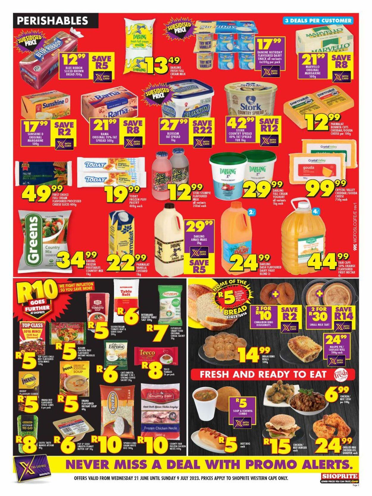 Shoprite Promotional Leaflet - Valid From 21.06 To 09.07 - Page Nb 3 ...