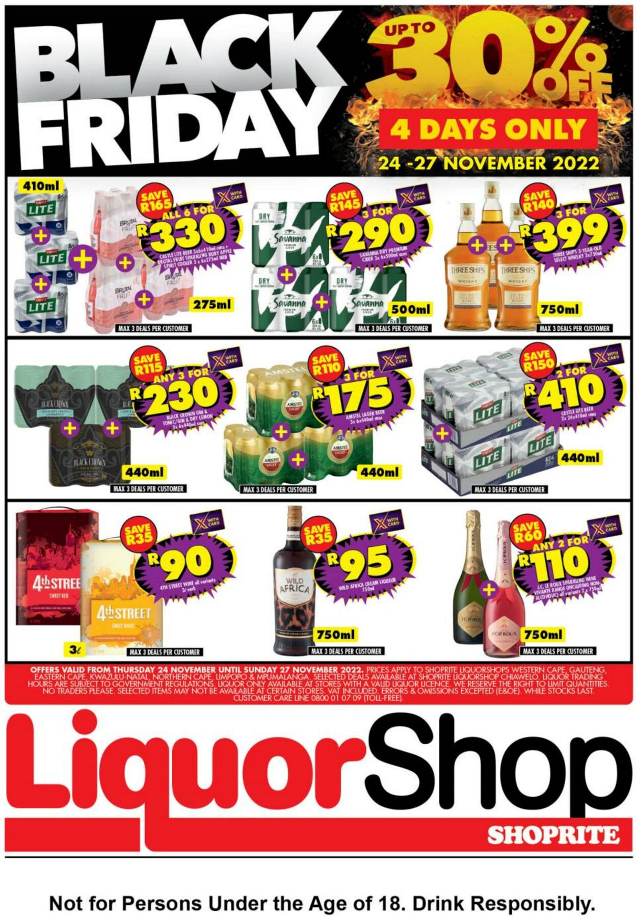 Shoprite Promotional Leaflet Black Friday 2025 Valid from 24.11 to