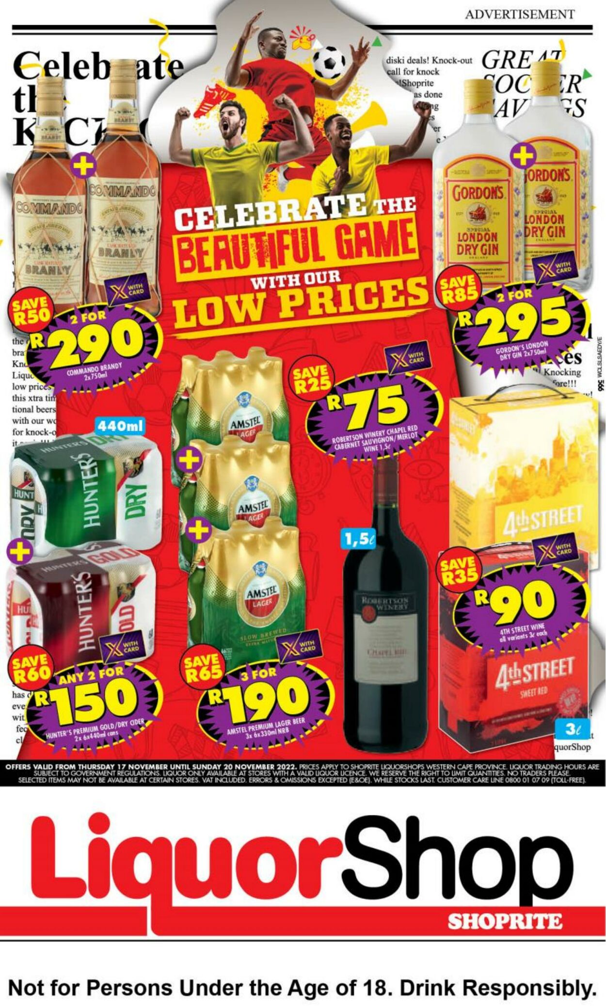 Shoprite Promotional Leaflet Valid from 17.11 to 20.11 Page nb 1