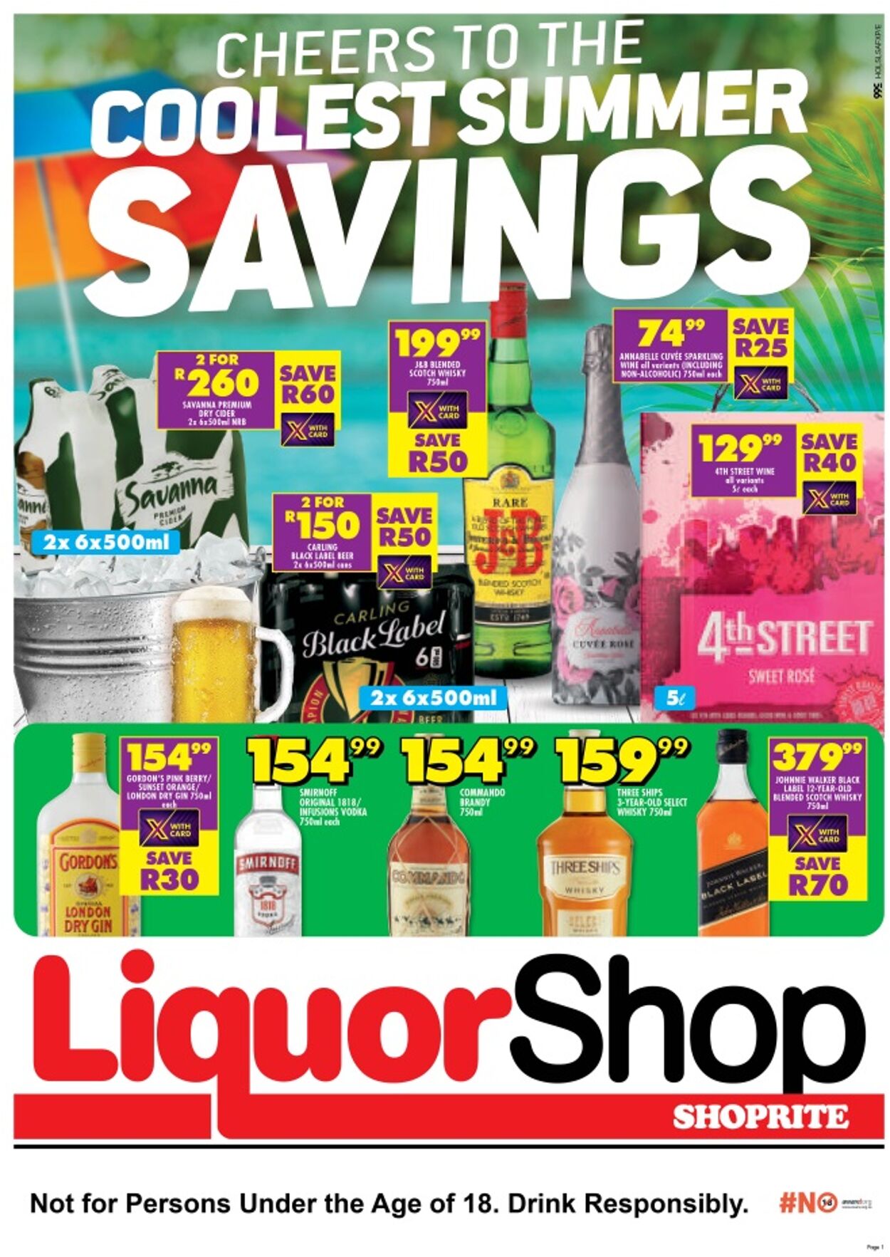 Special Shoprite - Shoprite LiquorShop Festive Savings 20 November - 10 December 20 Nov, 2023 - 10 Nov, 2024
