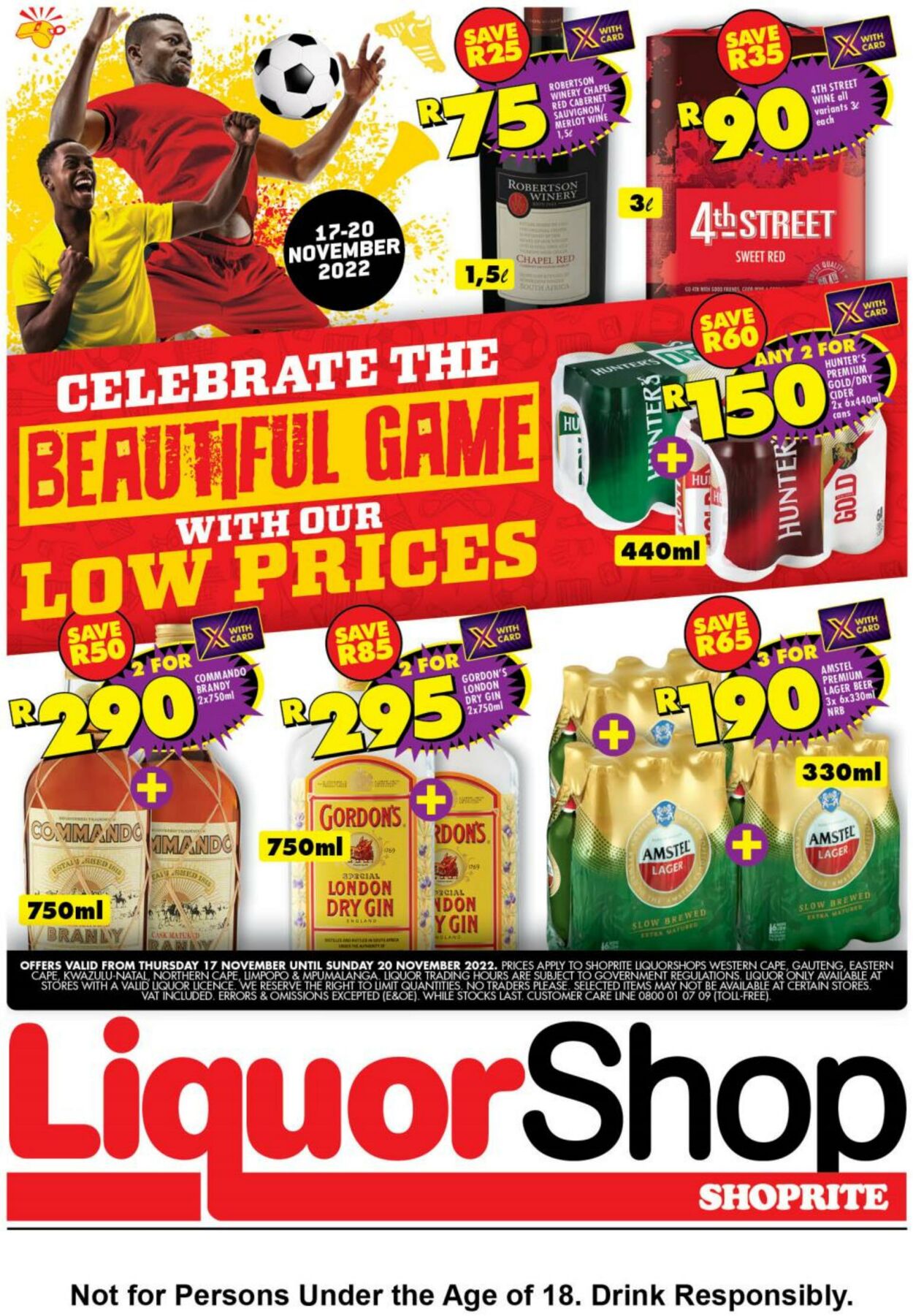 Shoprite Promotional Leaflet Valid from 17.11 to 20.11 Page nb 1