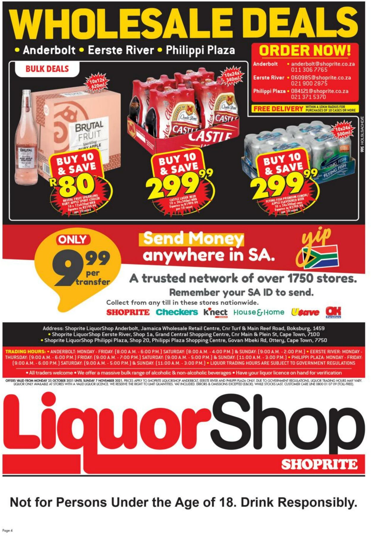 Shoprite Promotional Leaflet - Valid from 25.10 to 07.11 - Page nb 3 ...