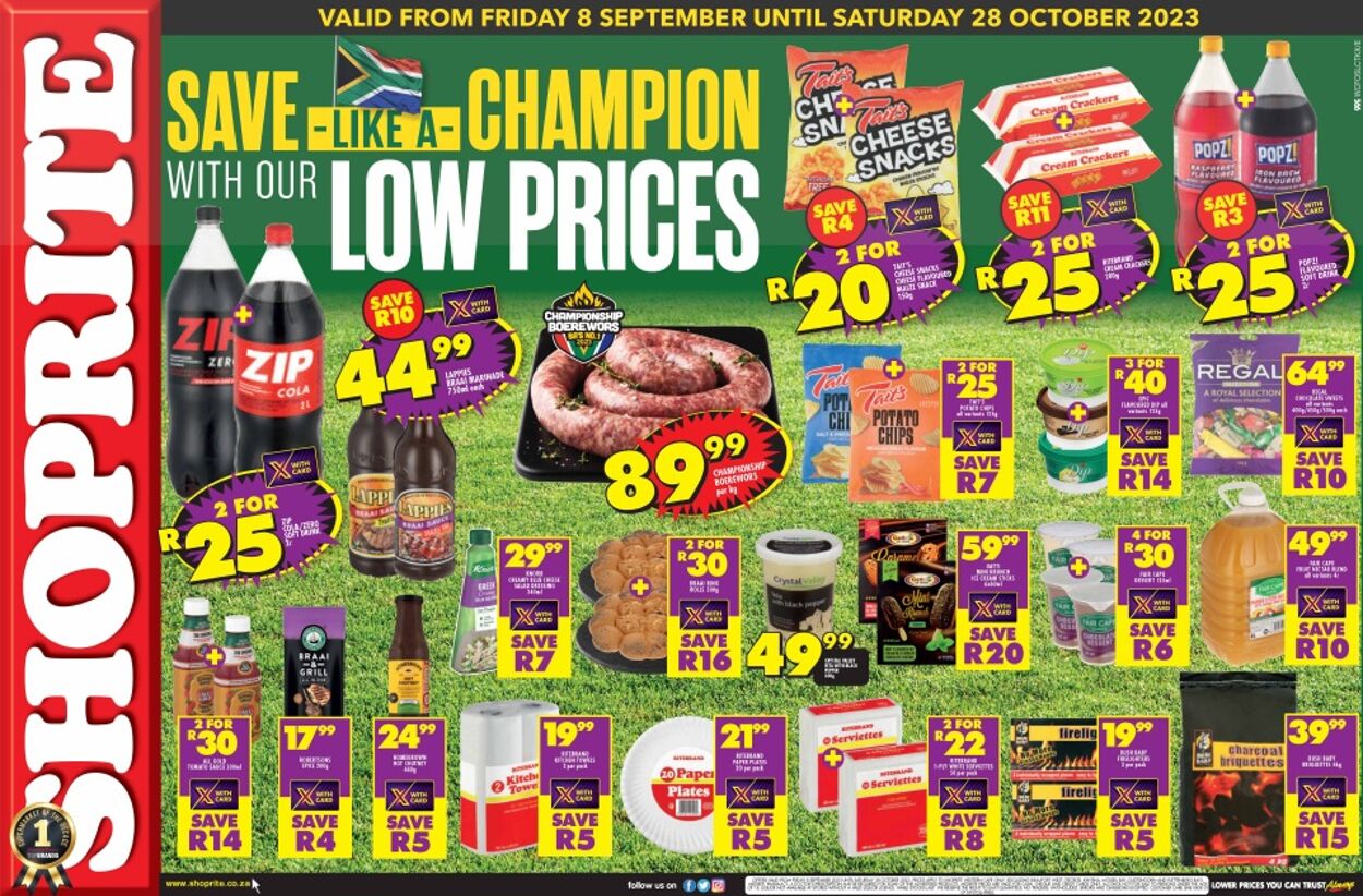 Shoprite Promotional Leaflet Gauteng Valid From To Page Nb