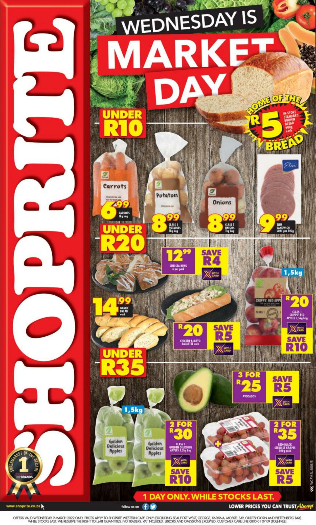 Shoprite Promotional Leaflet - Valid from 09.03 to 09.03 - Page nb 1 ...