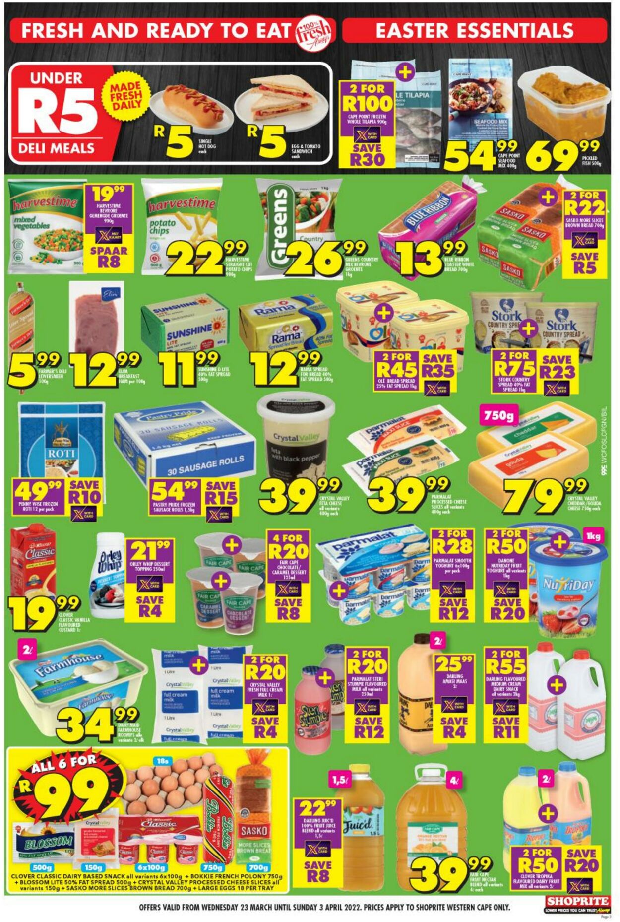 Shoprite Promotional Leaflet Easter 2022 Valid from 23.03 to 03.04