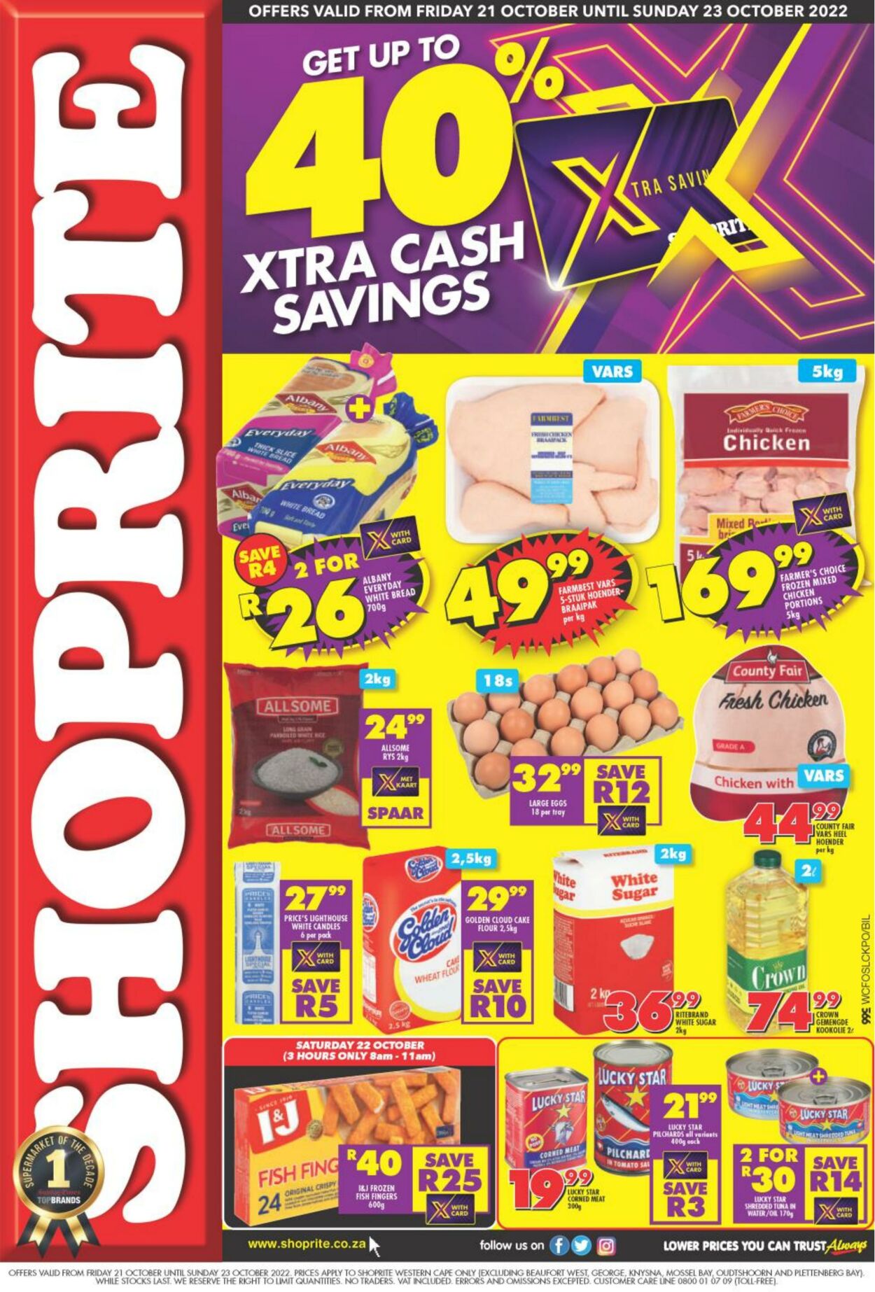 Shoprite Promotional Leaflet - Valid from 21.10 to 23.10 - Page nb 1 ...