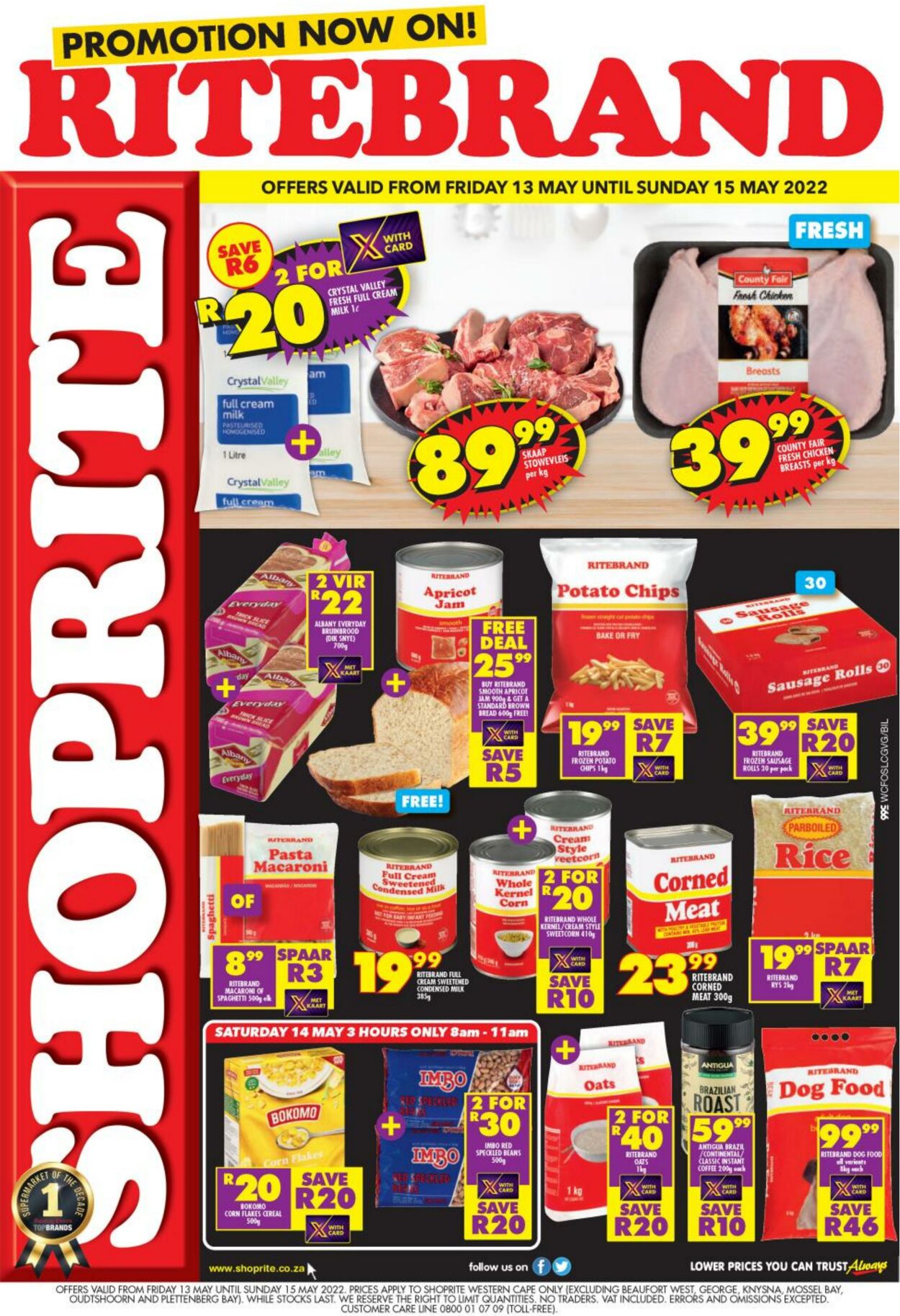 Shoprite Promotional Leaflet - Valid from 13.05 to 15.05 - Page nb 1 ...