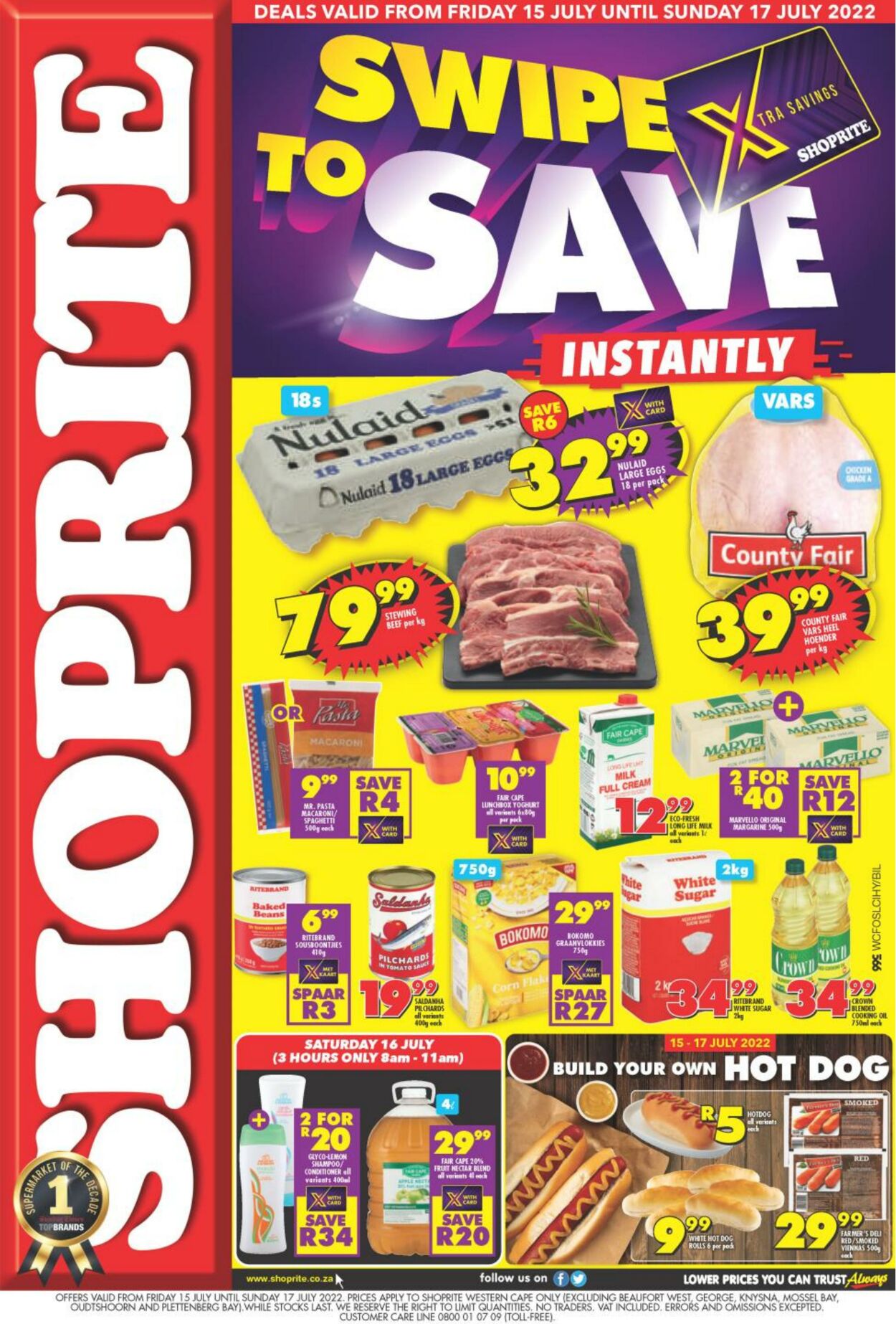 Shoprite Promotional Leaflet - Valid from 15.07 to 17.07 - Page nb 1 ...