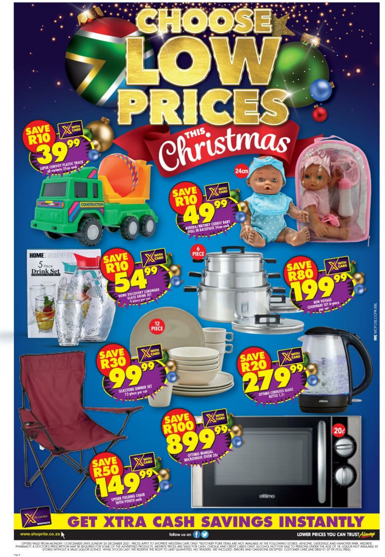 Current special Shoprite Christmas 2021 Valid from 13.12 to 26.12