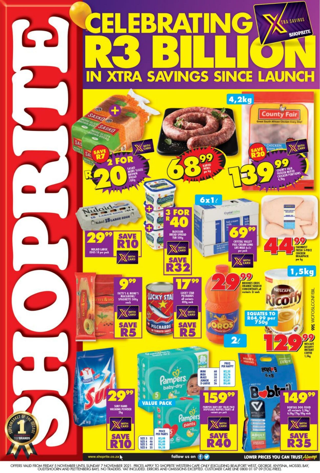 Shoprite Promotional Leaflet - Valid from 05.11 to 07.11 - Page nb 1 ...