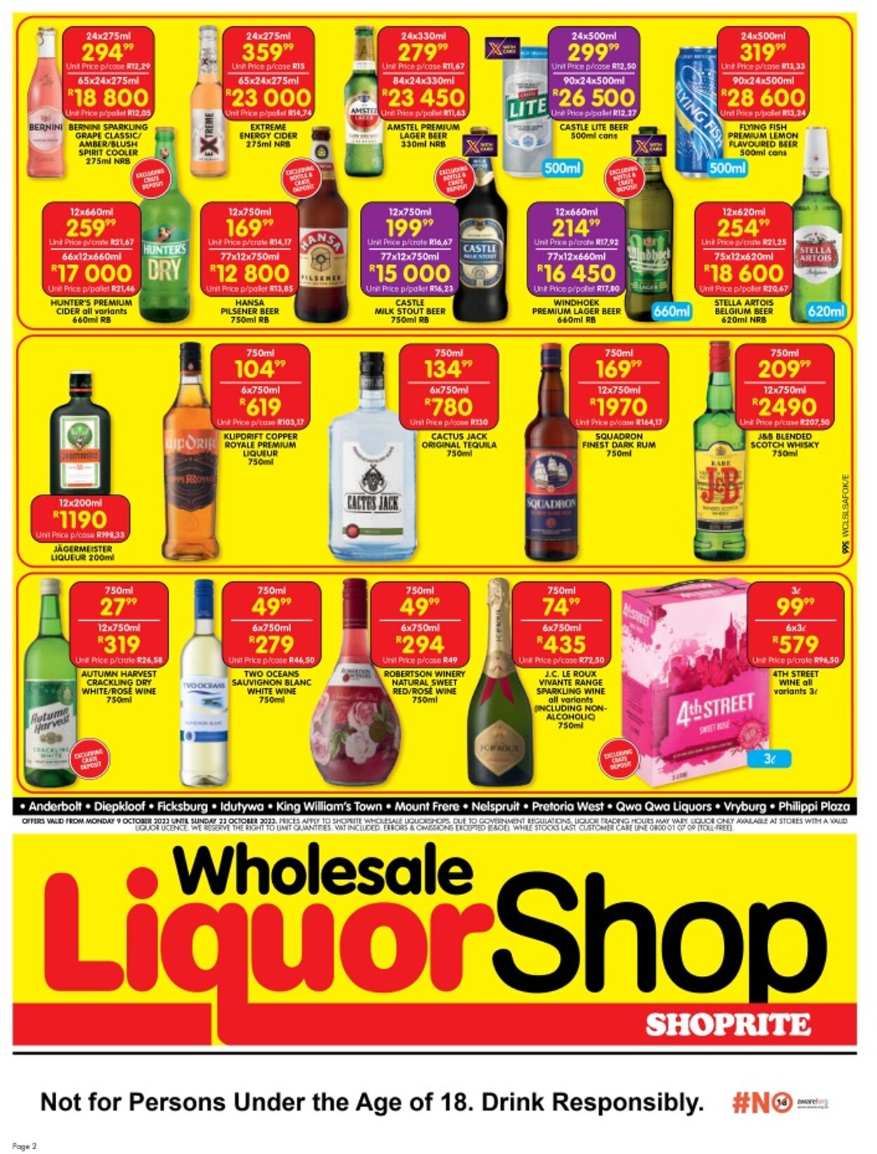 Shoprite Promotional Leaflet - Gauteng - Valid from 09.10 to 22.10 ...