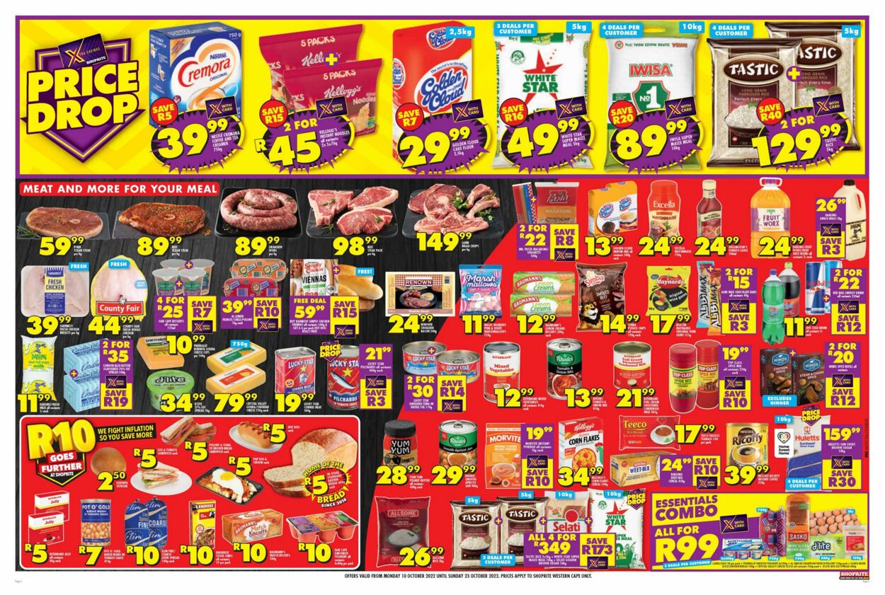 Shoprite Promotional Leaflet - Valid from 10.10 to 23.10 - Page nb 2 ...