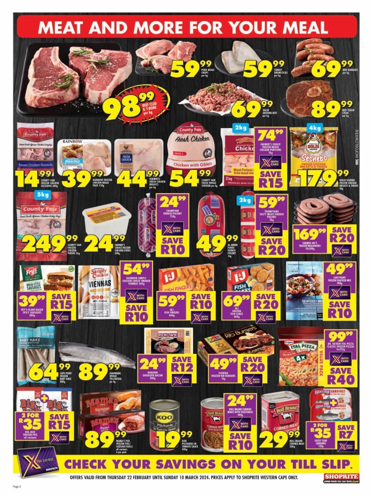 Shoprite Promotional Leaflet - Gauteng - Valid From 22.02 To 10.03 ...