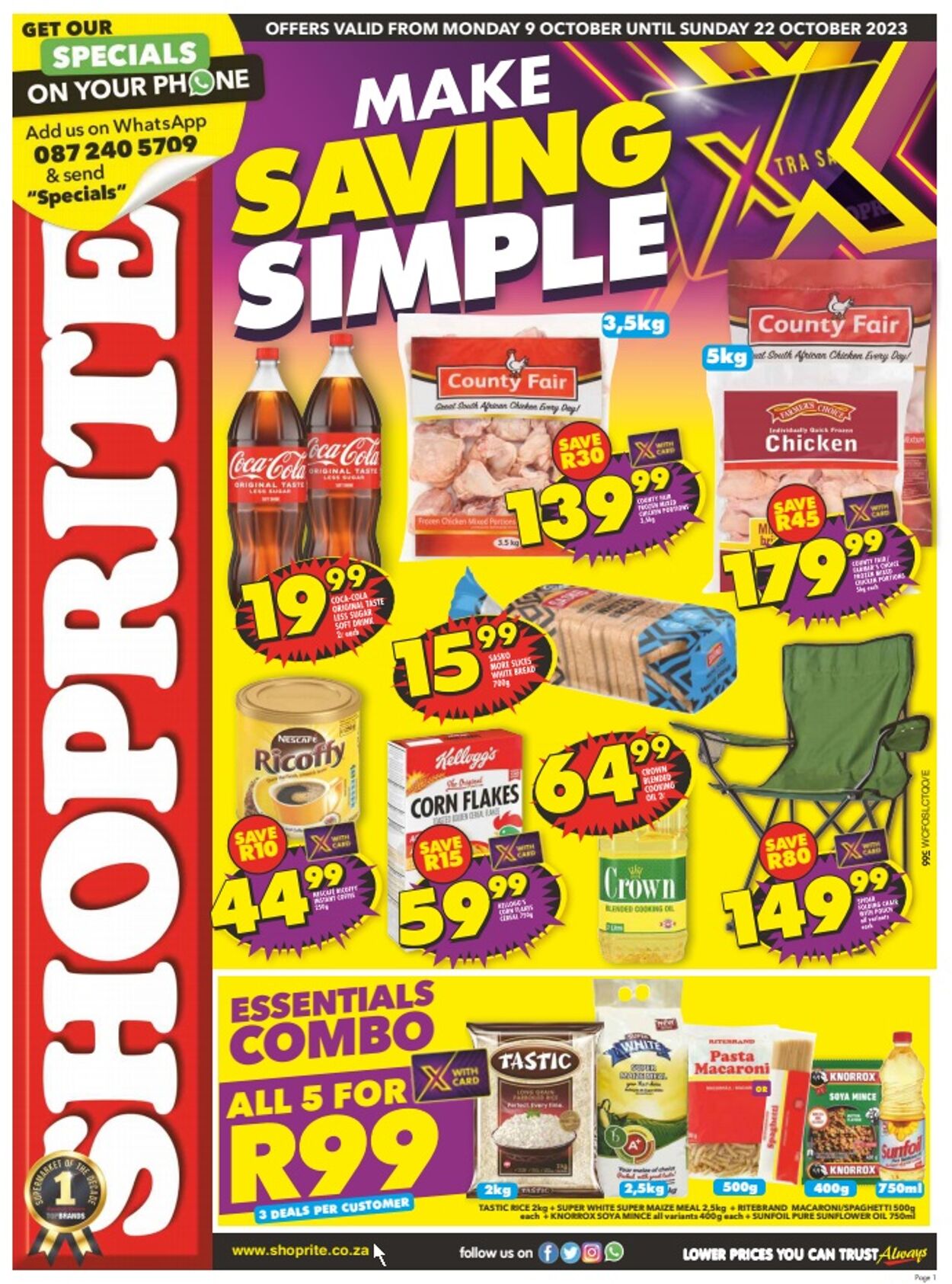 Shoprite Promotional Leaflet - Gauteng - Valid from 09.10 to 22.10 ...