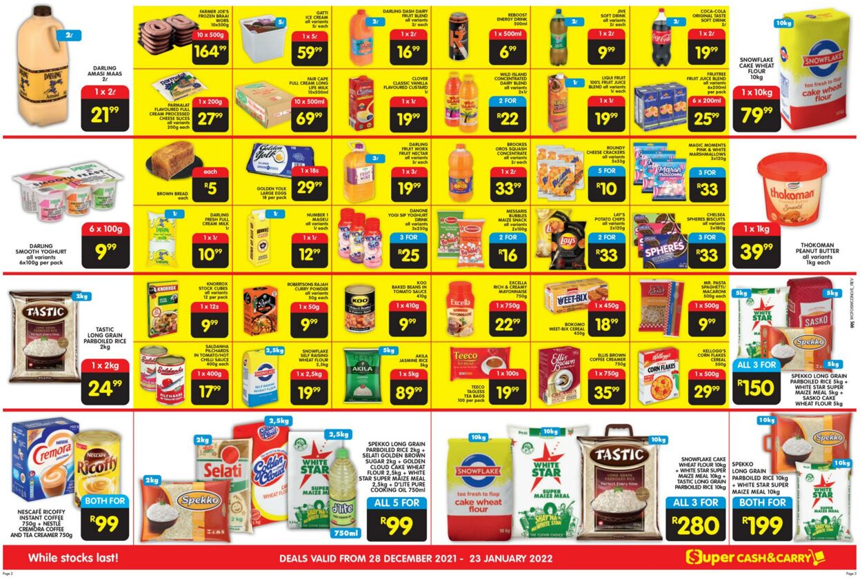 Shoprite Promotional Leaflet - Valid from 28.12 to 23.01 - Page nb 2 ...