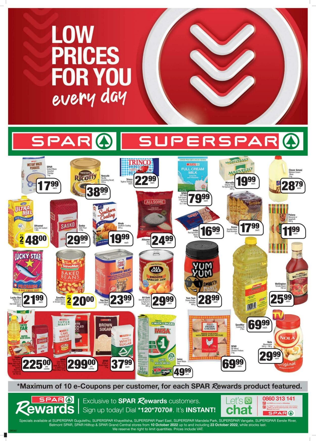 Special Spar 10.10.2022 - 23.10.2022