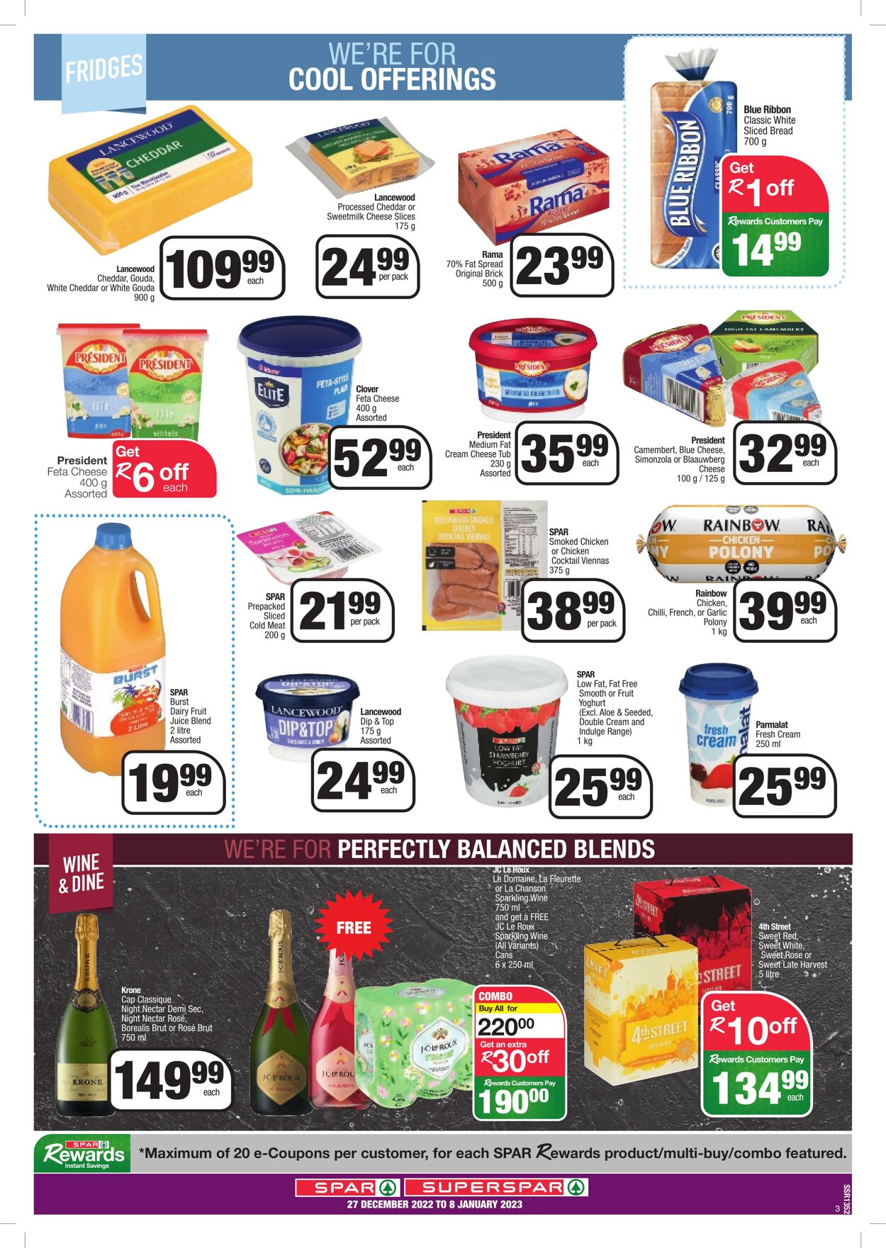 Spar Promotional Leaflet - Back to School - Valid from 27.12 to 08.01 ...